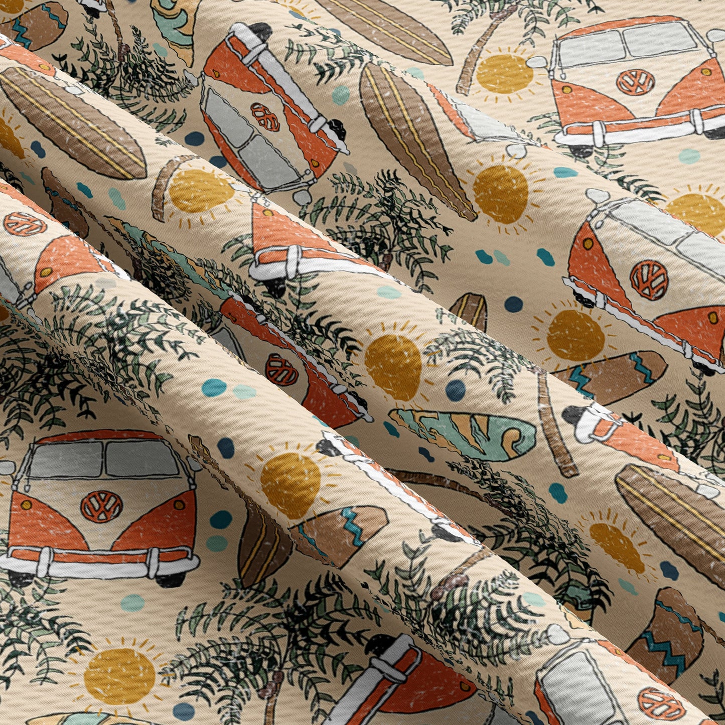 Printed Liverpool Bullet Textured Fabric travel