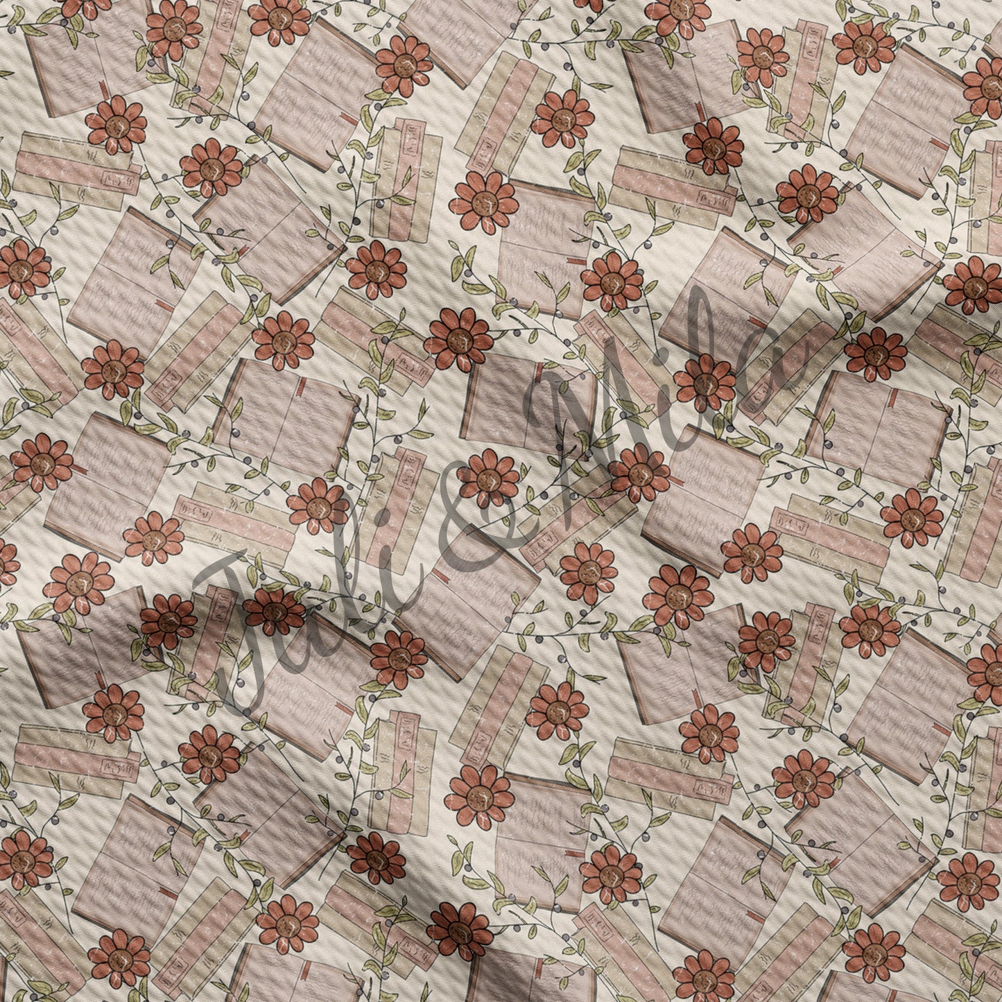 Bullet Textured Fabric Floral69