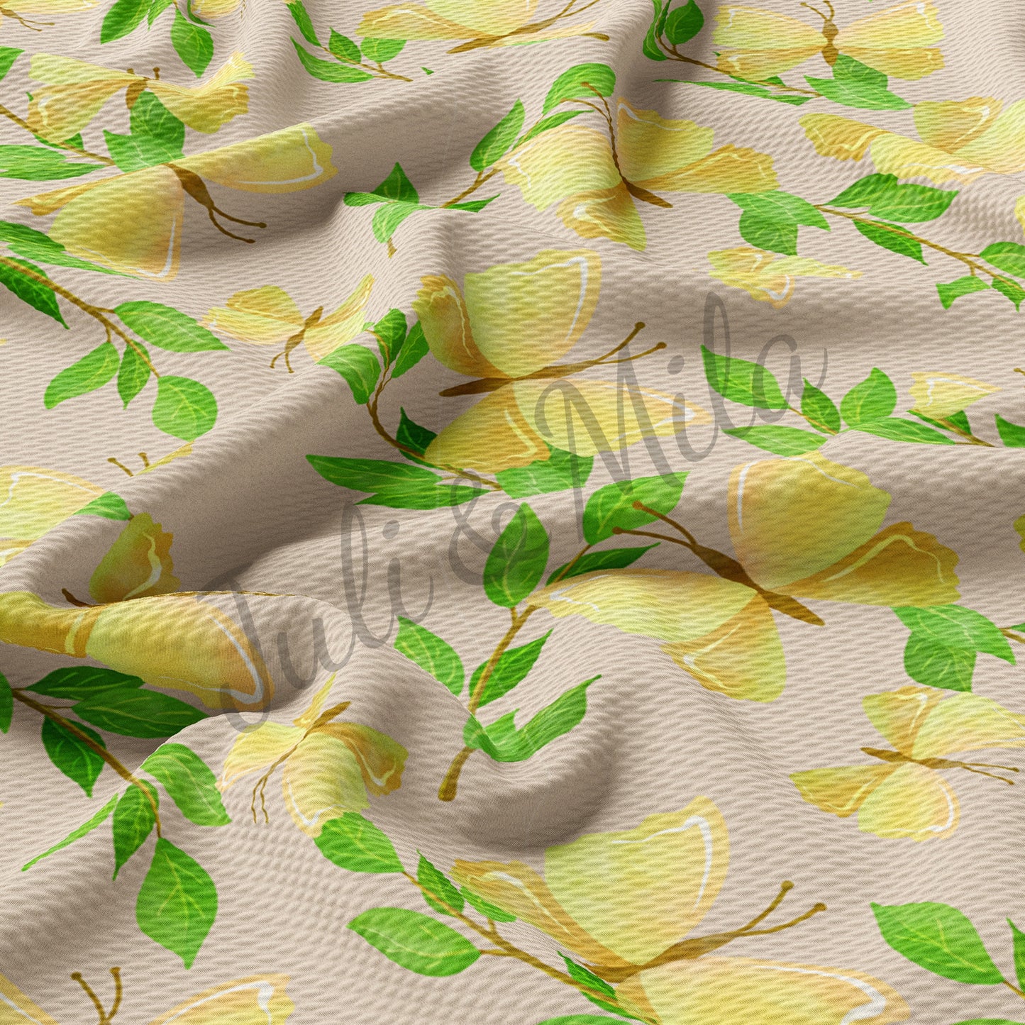 Bullet Textured Fabric Floral80