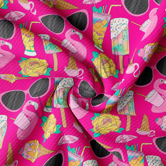 Printed Liverpool Bullet Textured Fabric sweets4