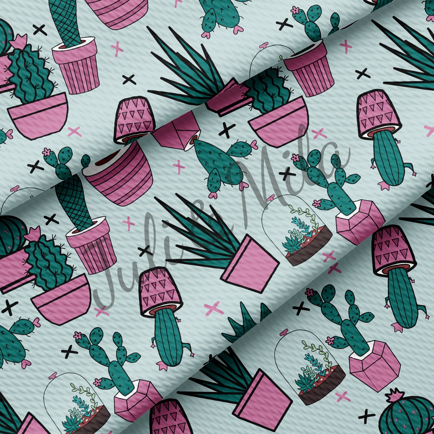 Bullet Textured Fabric Floral78