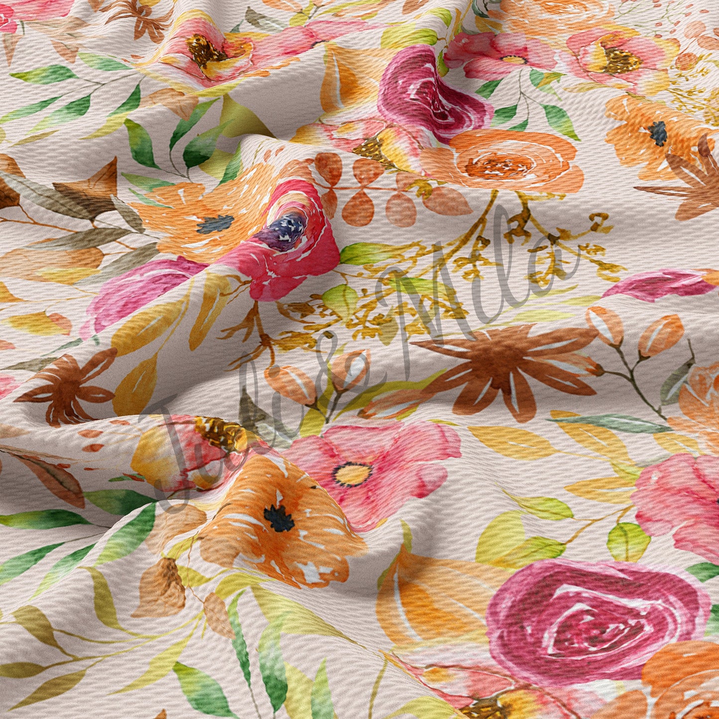 Floral Bullet Fabric Floral89