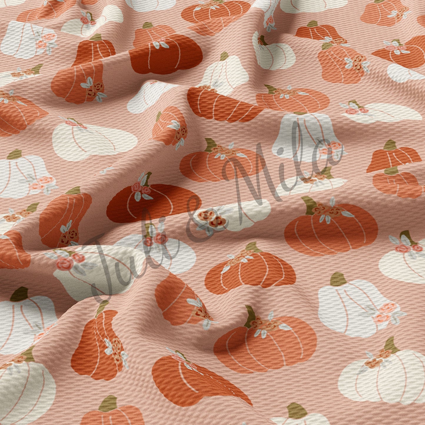 Pumpkin Bullet Textured Fabric AB12