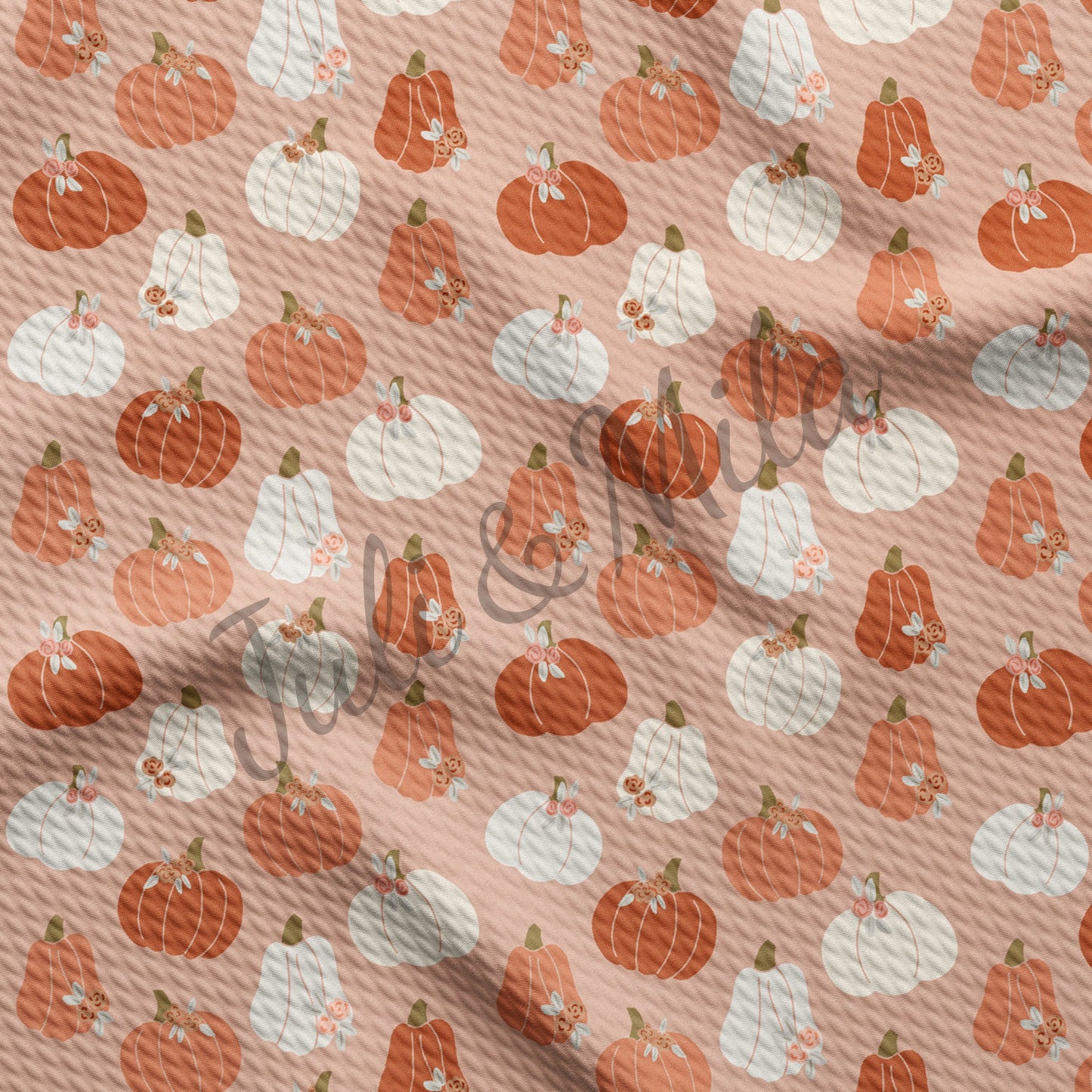 Pumpkin Bullet Textured Fabric AB12