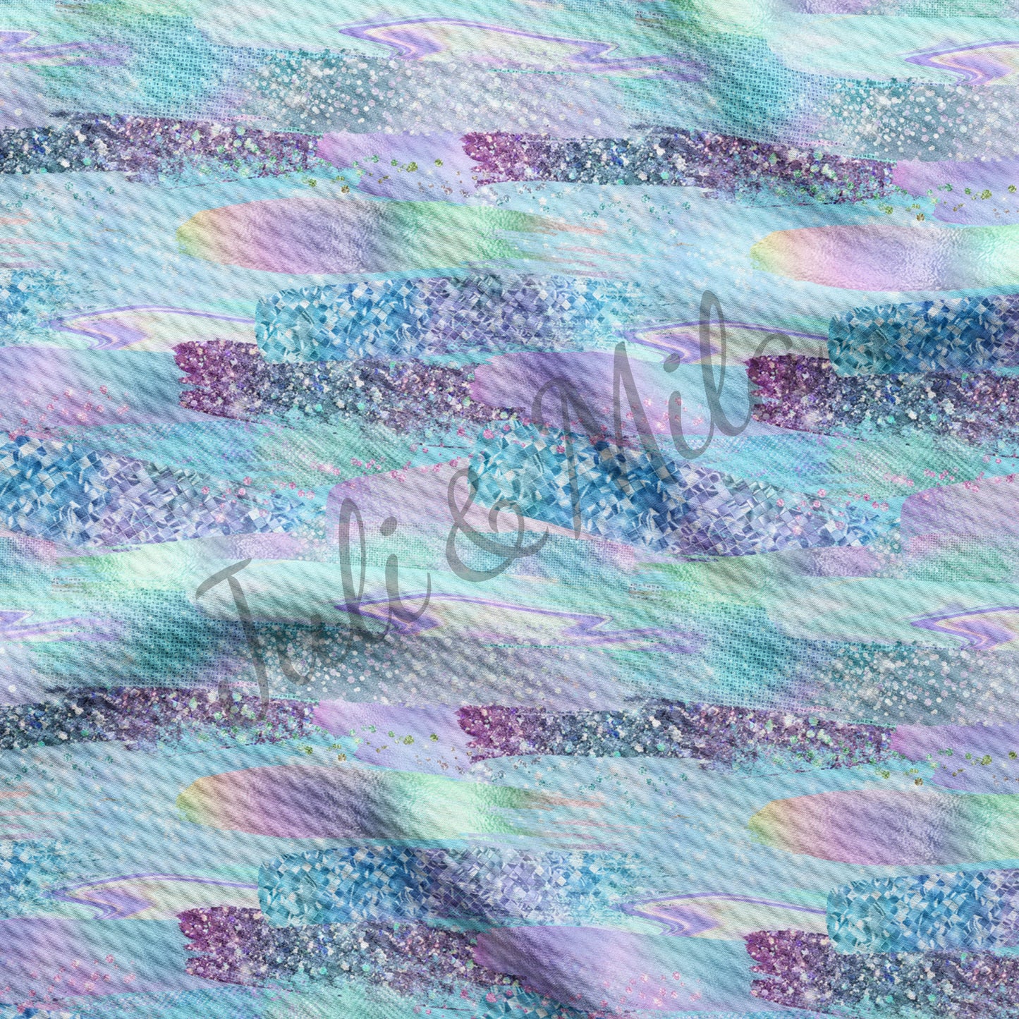 Bullet Fabric Paintsmear8blue
