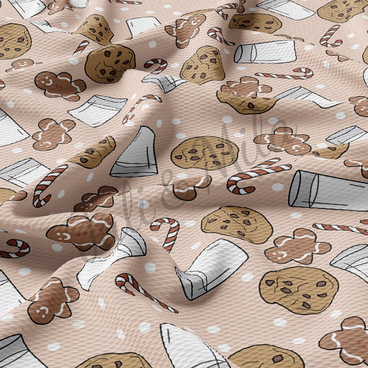 Christmas Bullet Textured Fabric AC8