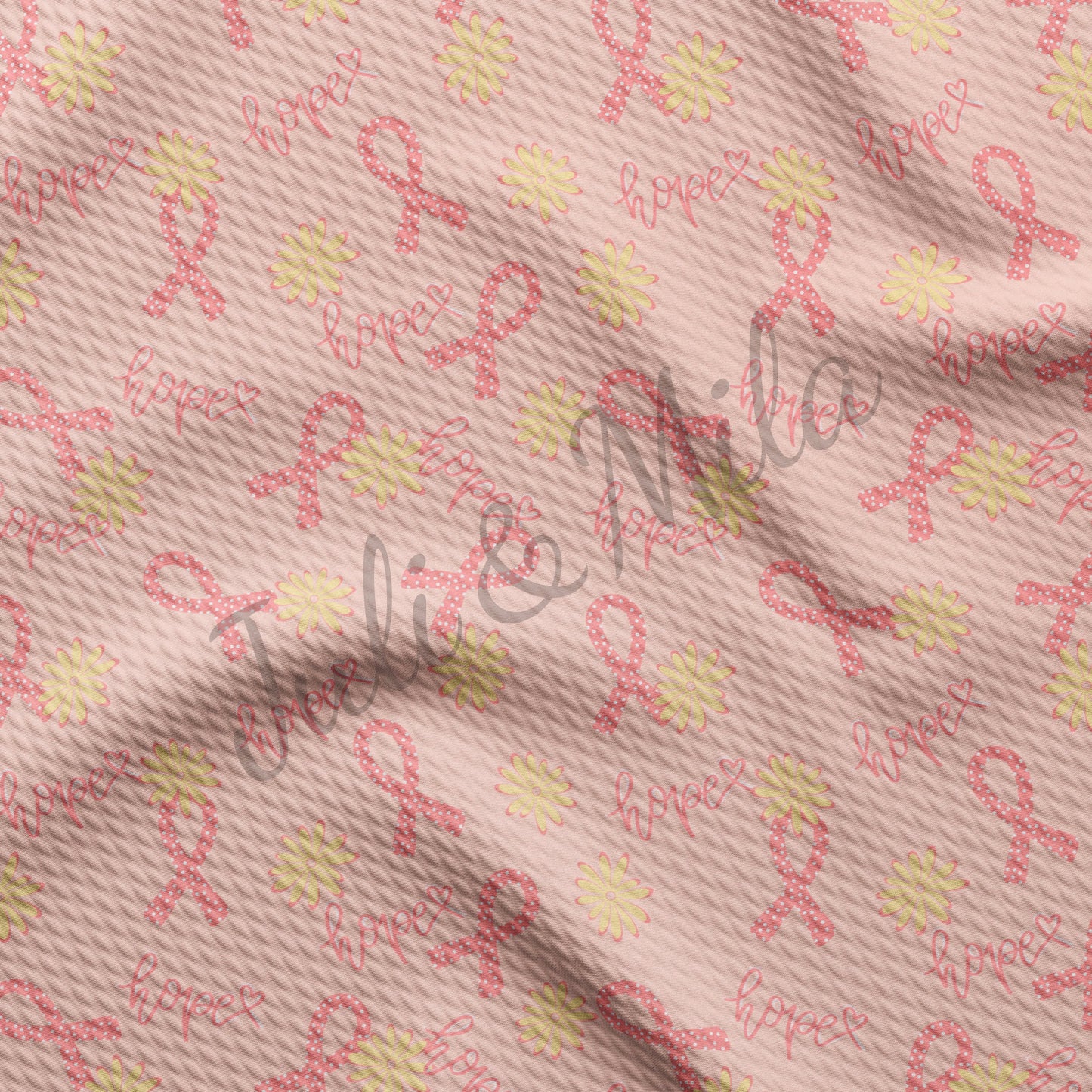 Bullet Fabric Awareness Hope Breast Cancer