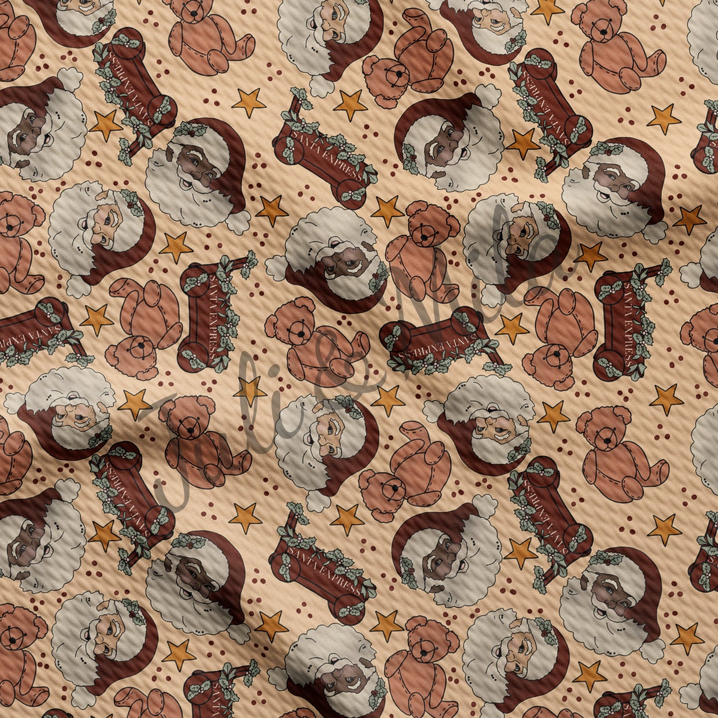 Christmas Bullet Textured Fabric AC20