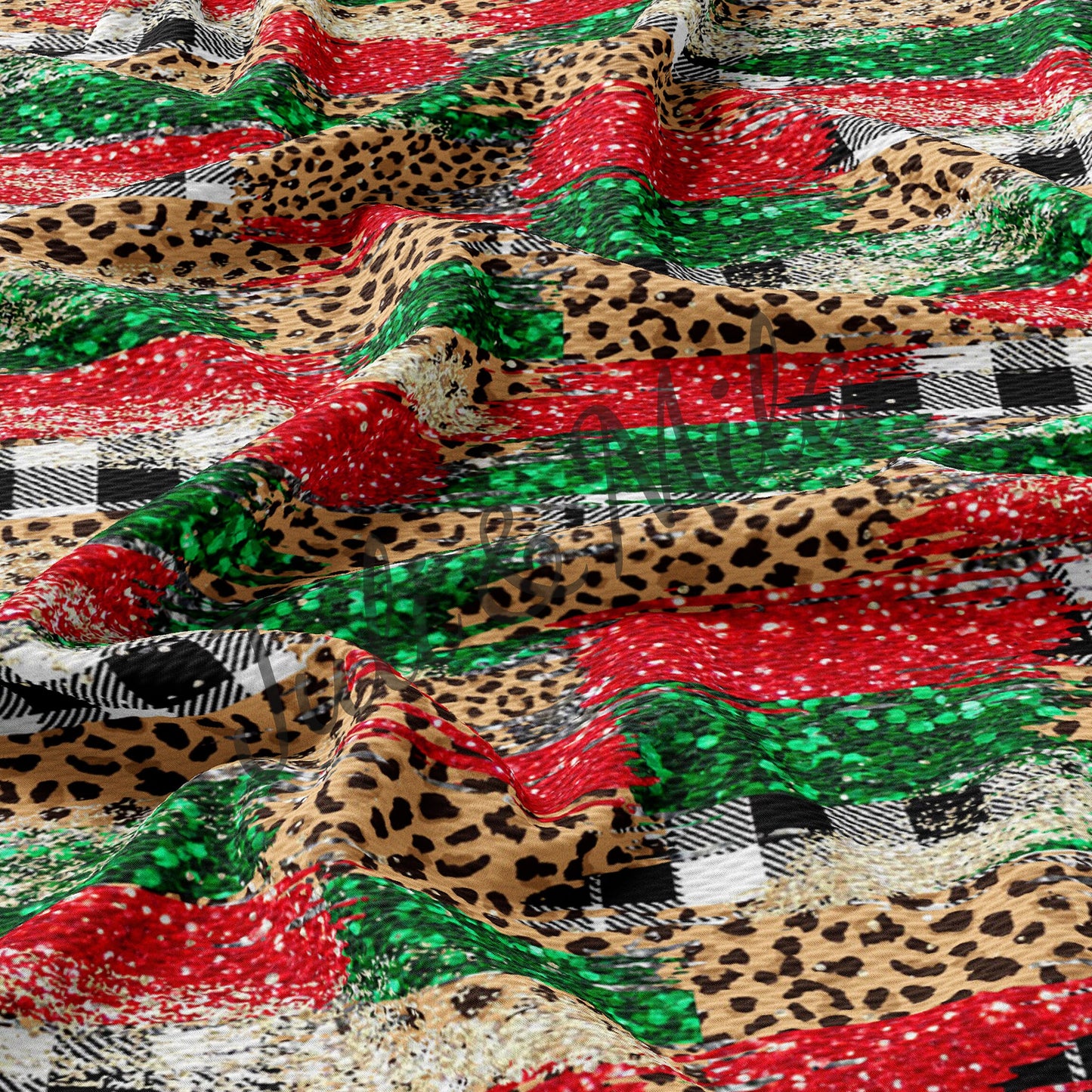 Printed Bullet Textured Fabric Paintsmear6