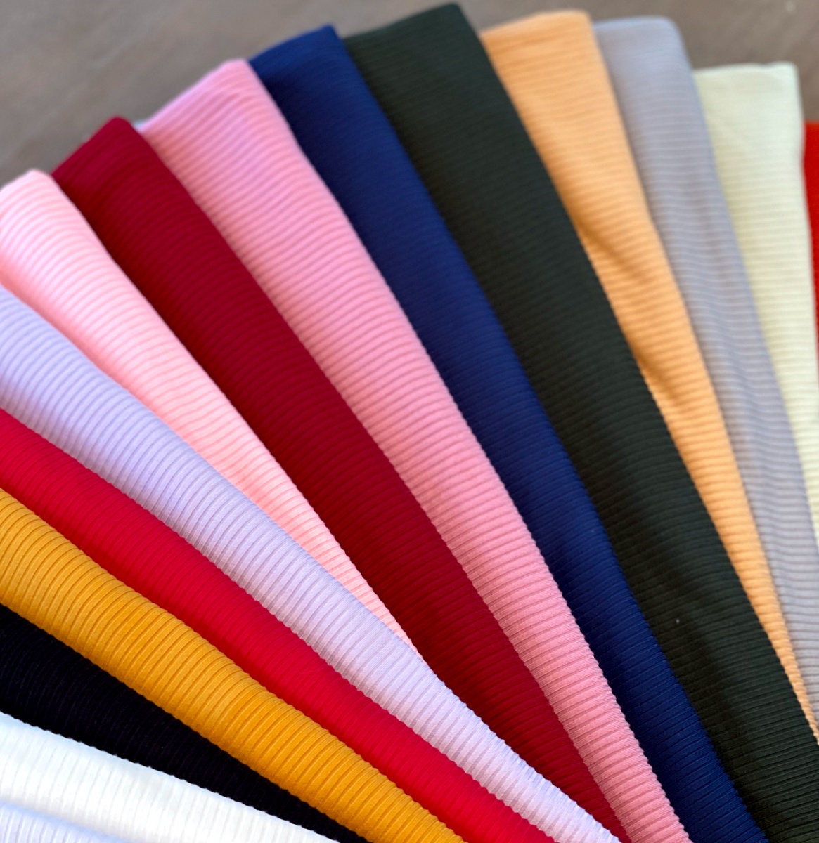 Ultimate Gray Rib Knit Fabric by the Yard Ribbed Jersey Stretchy Soft Polyester Stretch Fabric 1 Yard
