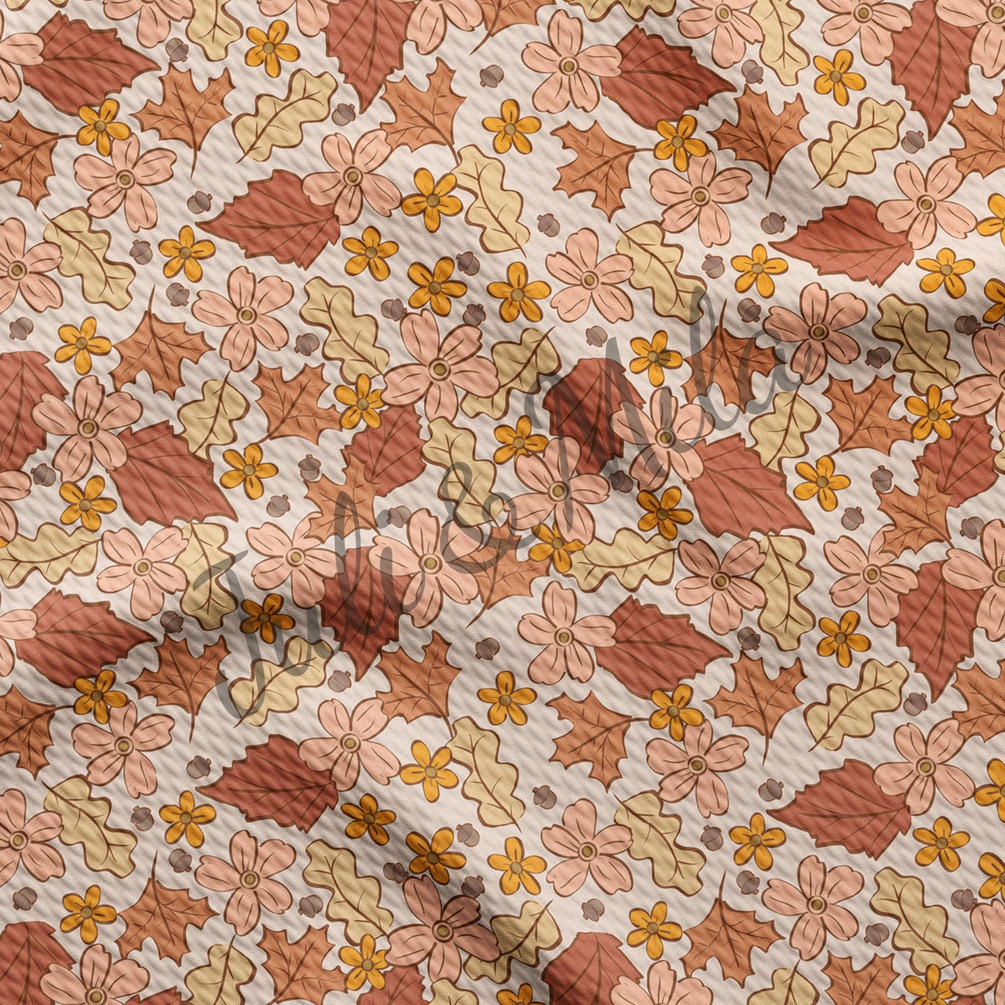 Bullet Textured Fabric Floral91