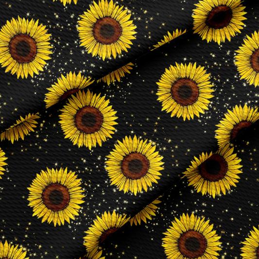 Sunflowers Fall Bullet Fabric AA264