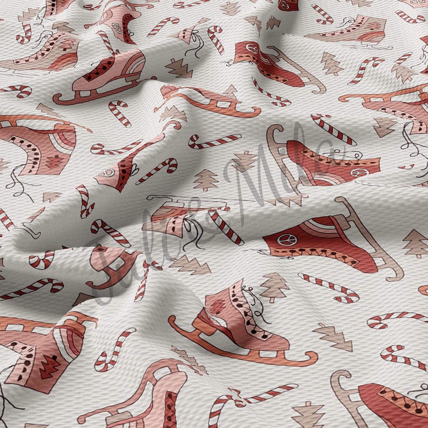 Christmas Bullet Fabric AC41