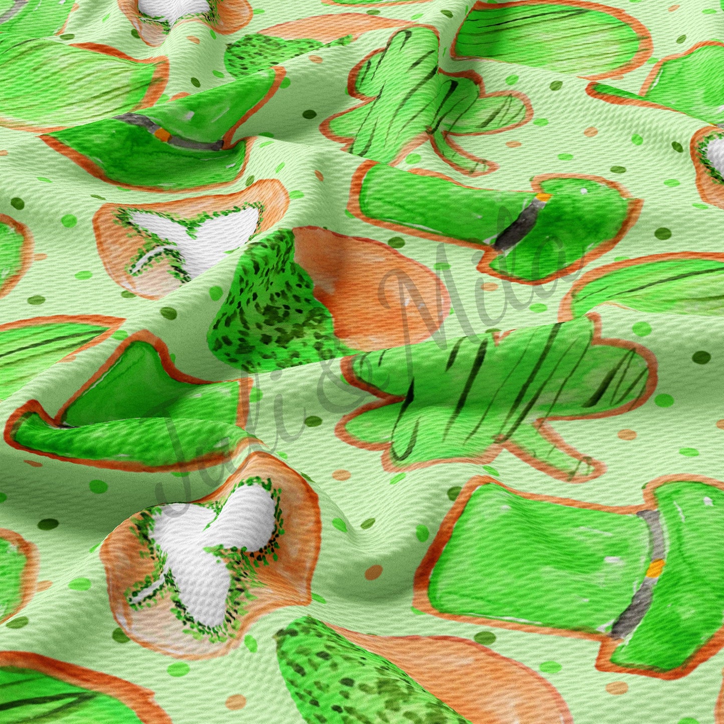st Patrick’s day Bullet Textured Fabric Patrick20
