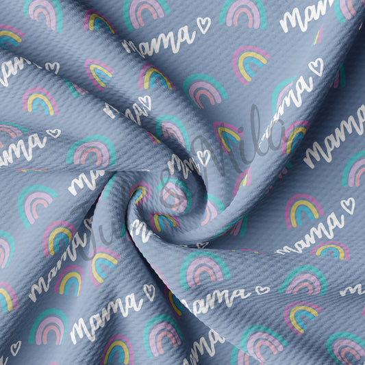 Bullet Textured Fabric Rainbow20