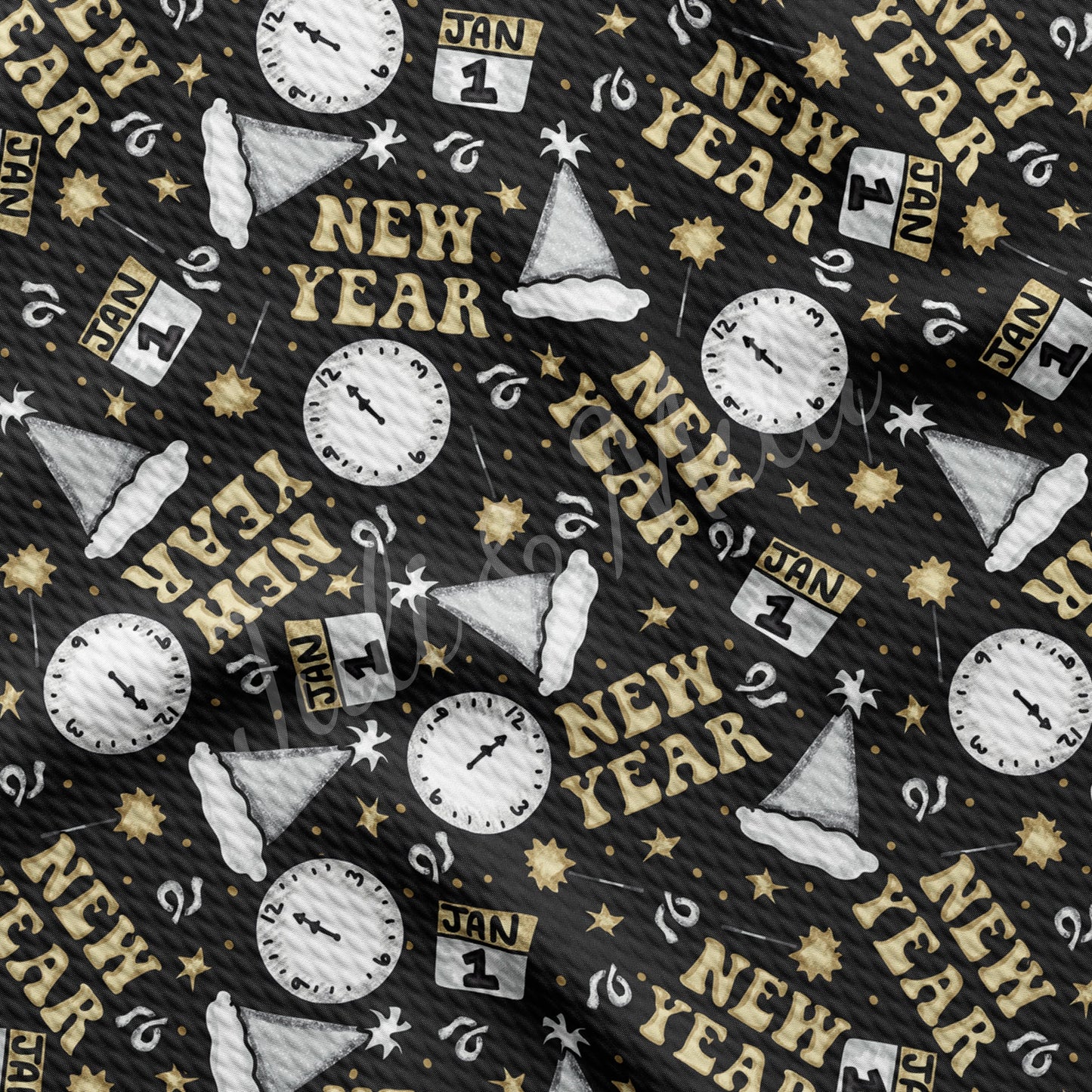 New Year Bullet Fabric AA691