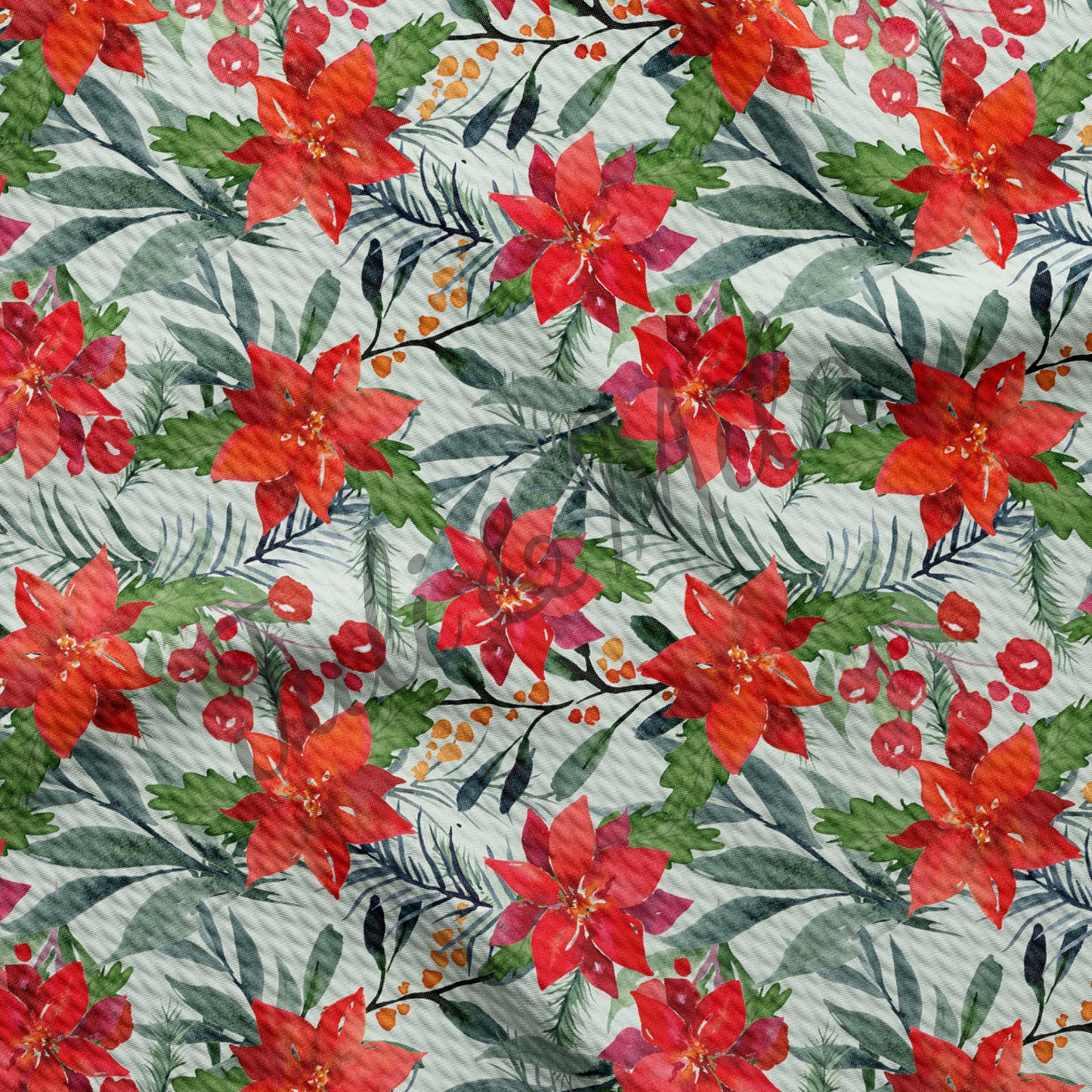 Christmas Bullet Fabric AC100