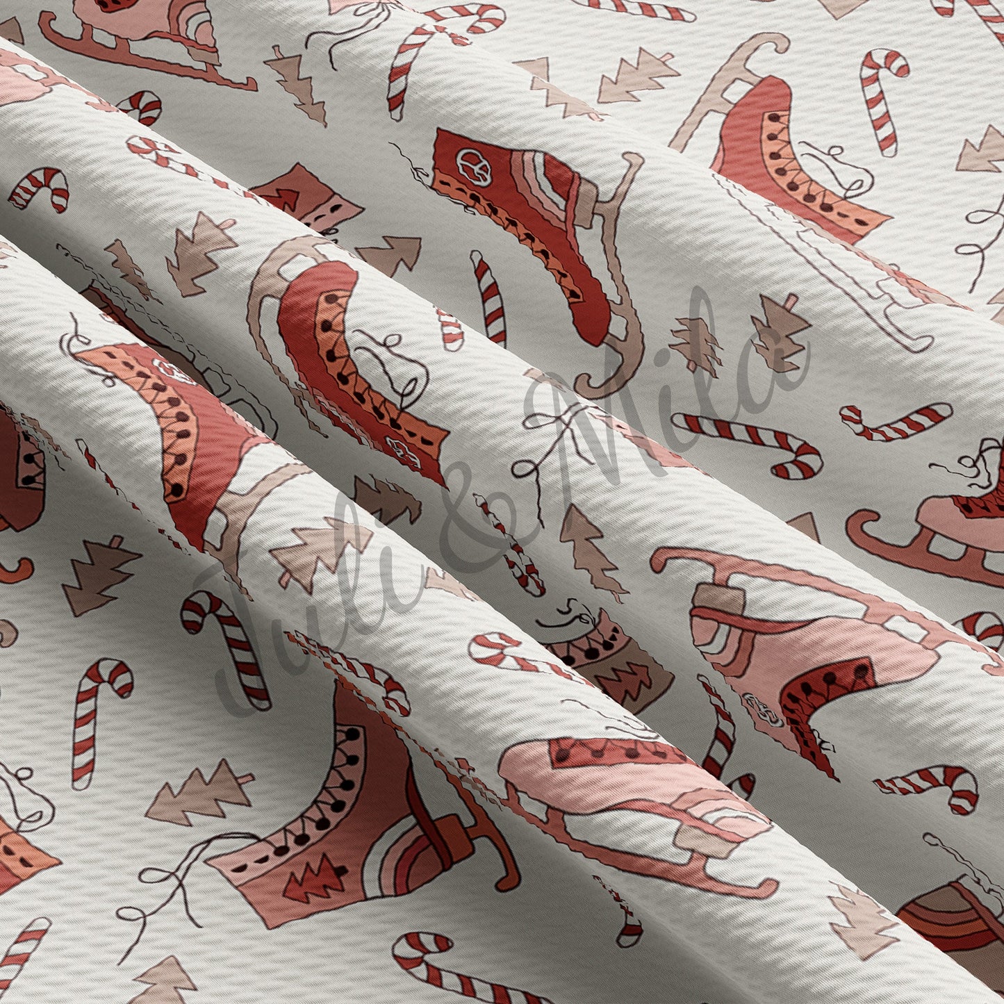 Christmas Bullet Fabric AC41