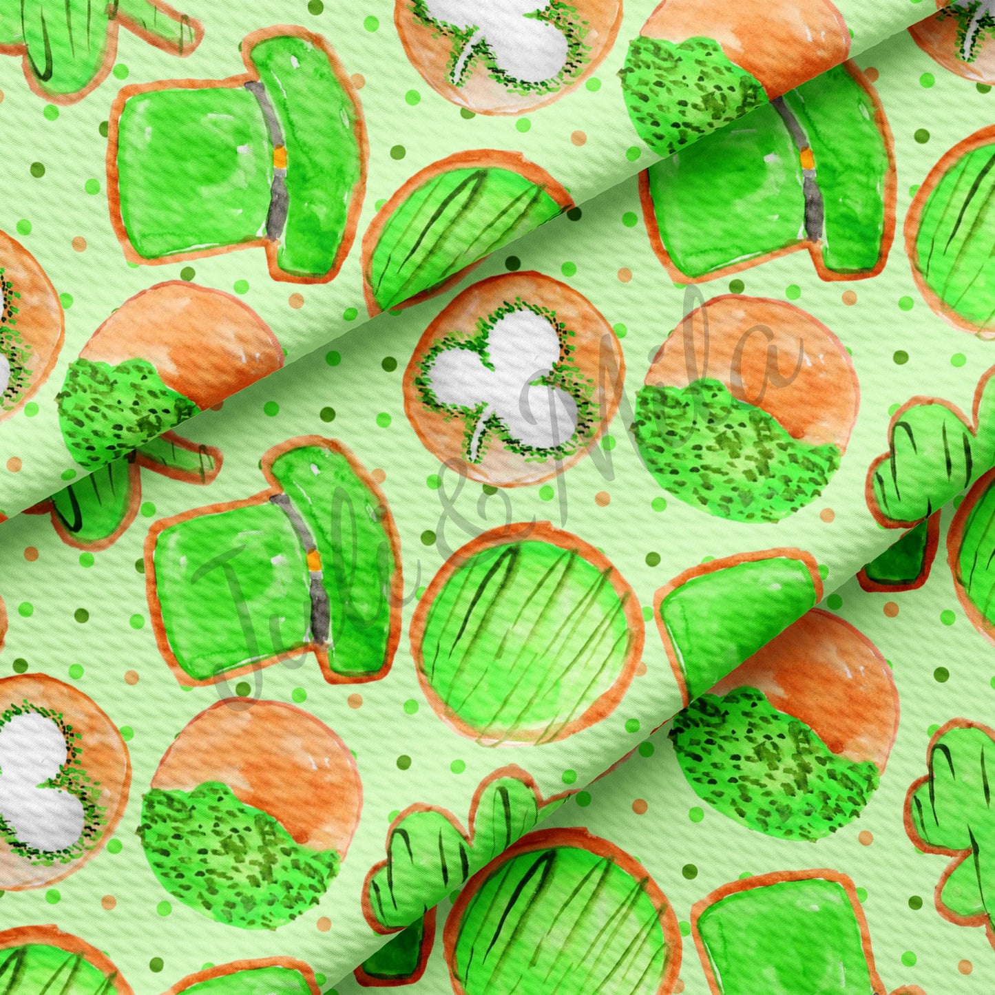 st Patrick’s day Bullet Textured Fabric Patrick20