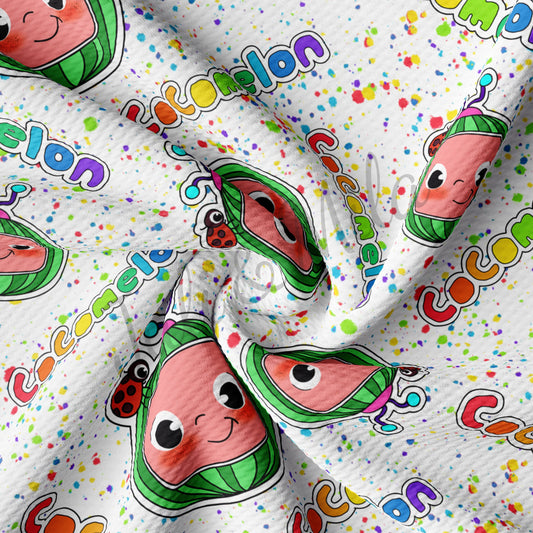 Bullet Textured Fabric Cocomelon