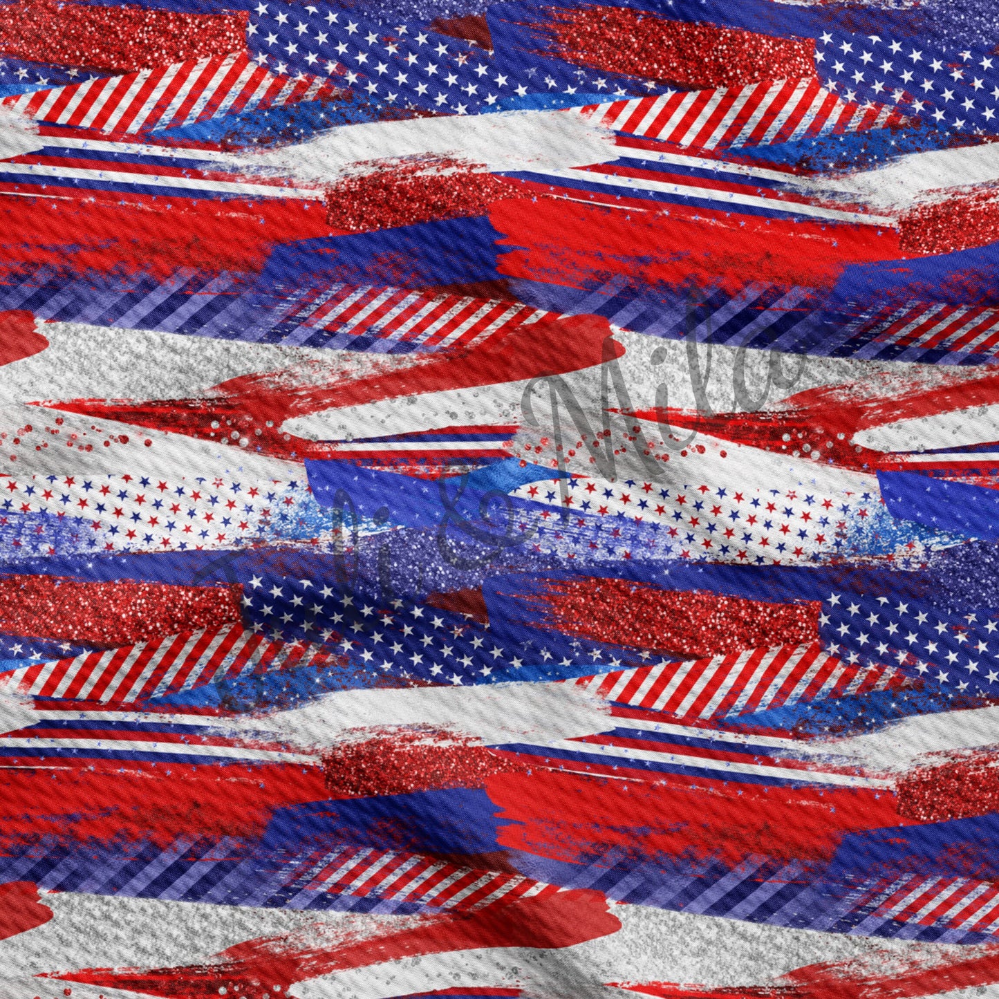 Printed Liverpool Bullet Textured Fabric - PT68