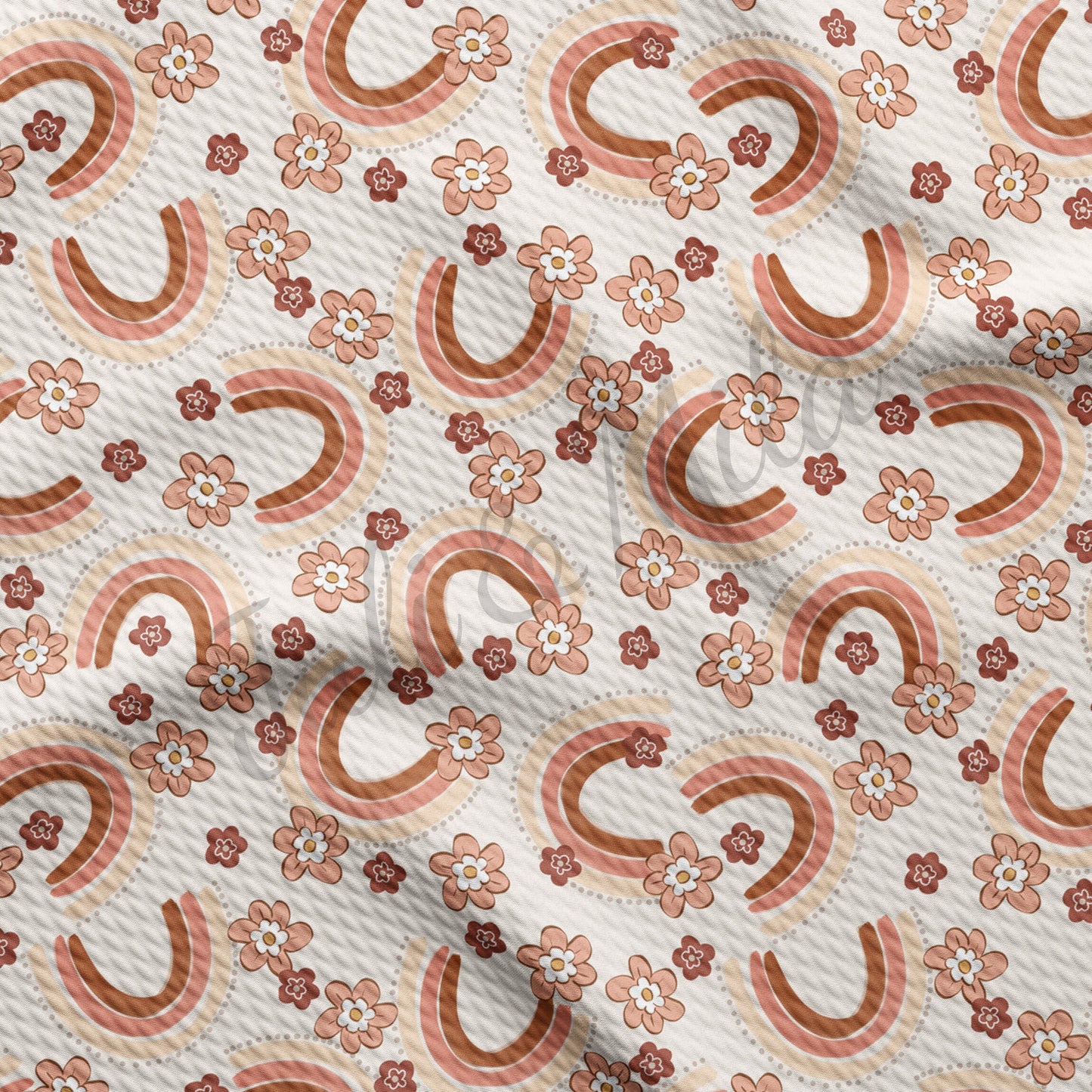 Liverpool Bullet Textured Fabric Rainbow35