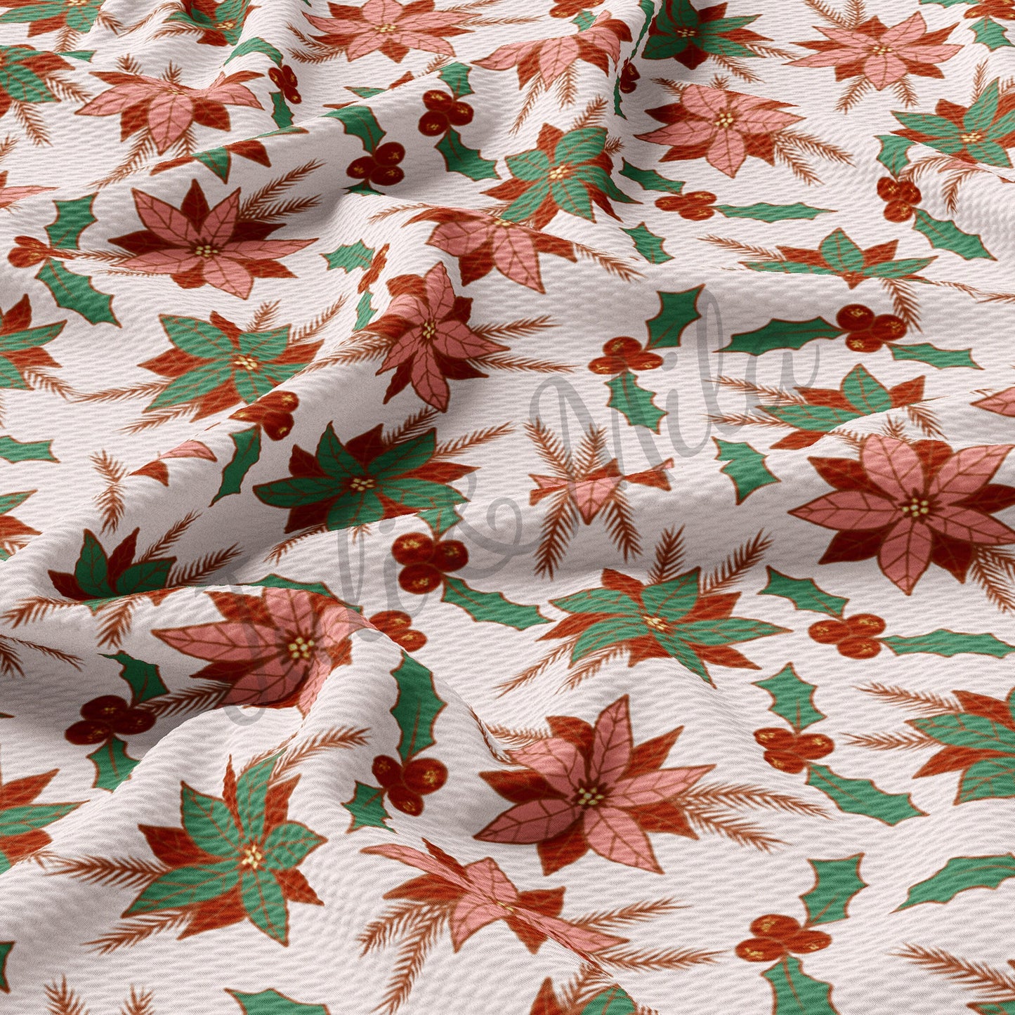 Christmas Bullet Fabric AC89