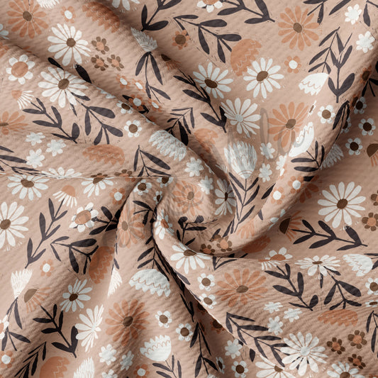 Bullet Textured Fabric Floral112
