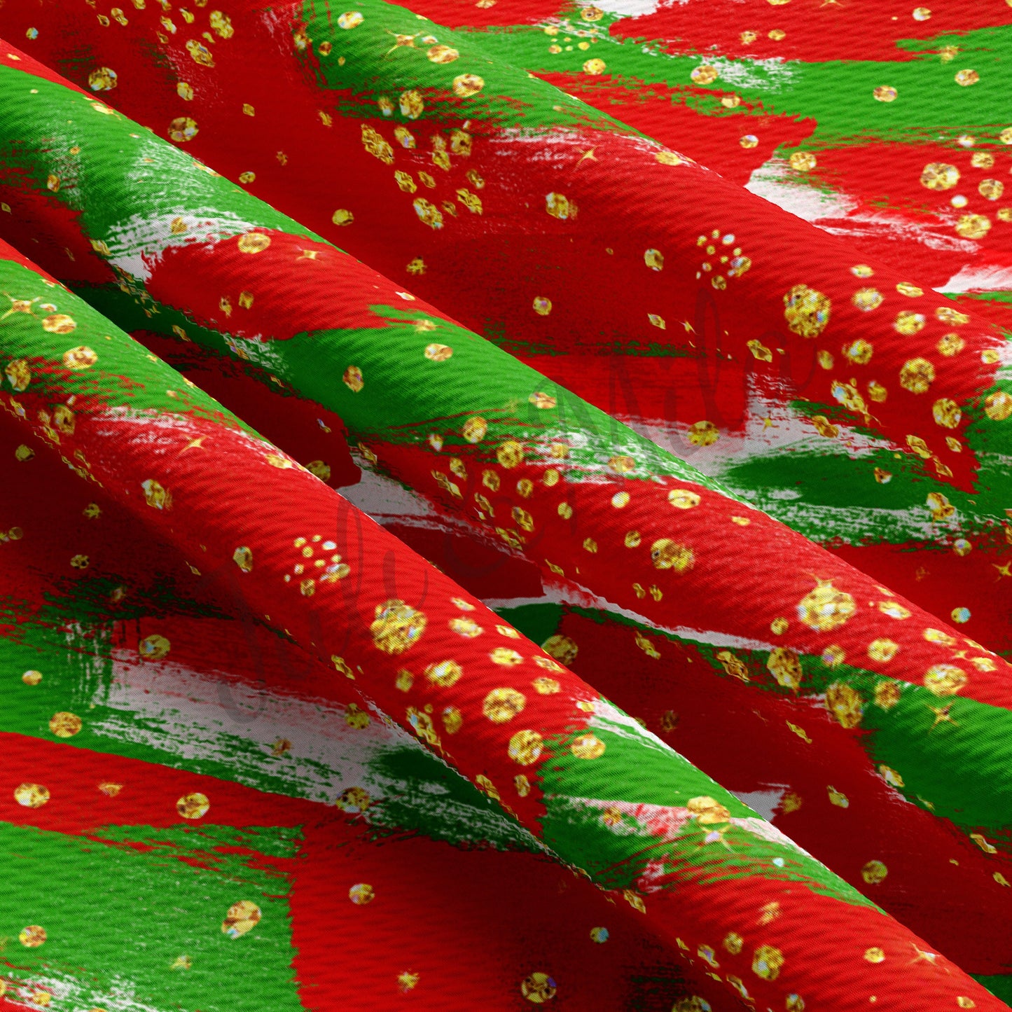Christmas Bullet Fabric AC119