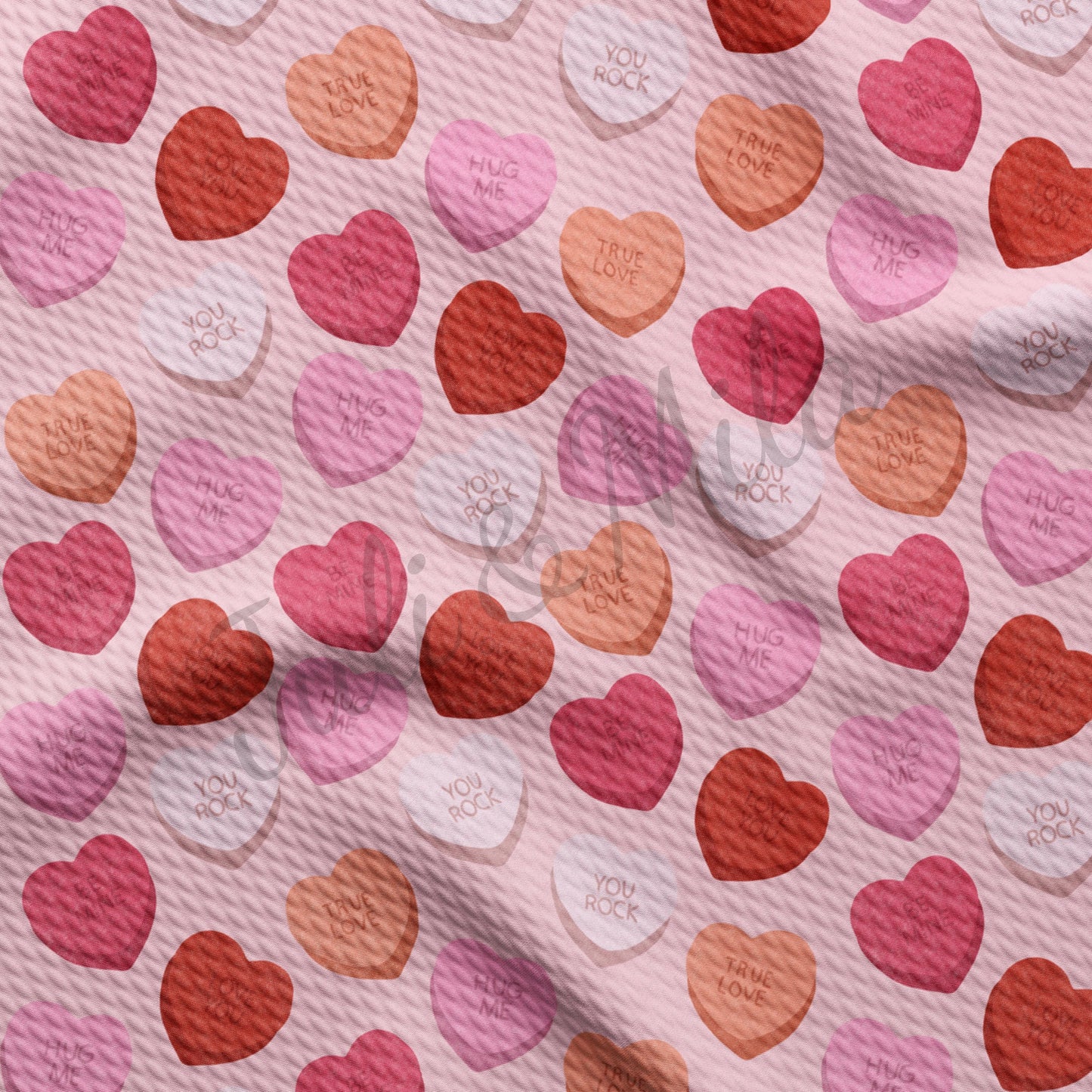 Valentines Day Bullet Fabric VD43
