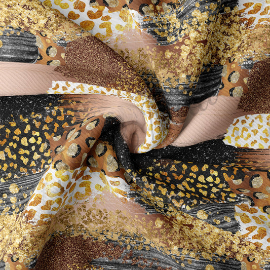 Rib Knit Fabric Paintsmear7