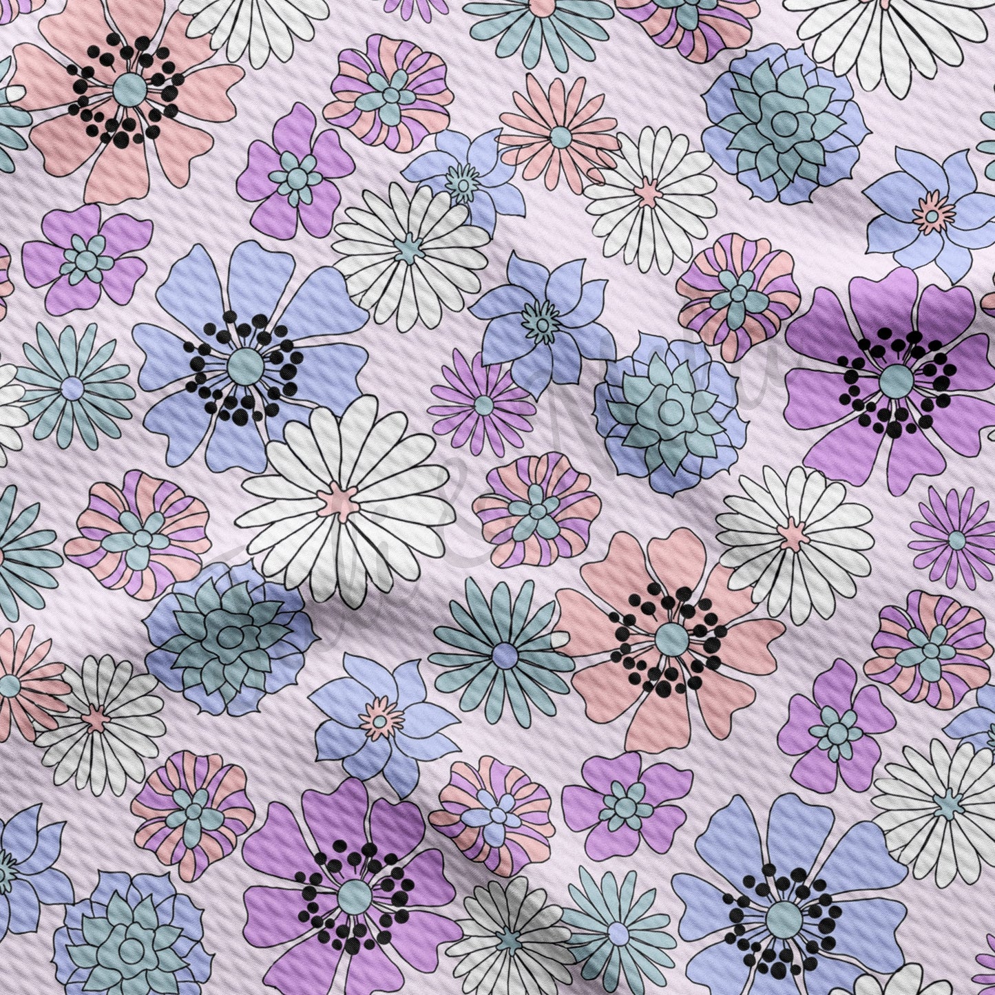 Easter Floral Bullet Fabric AA369
