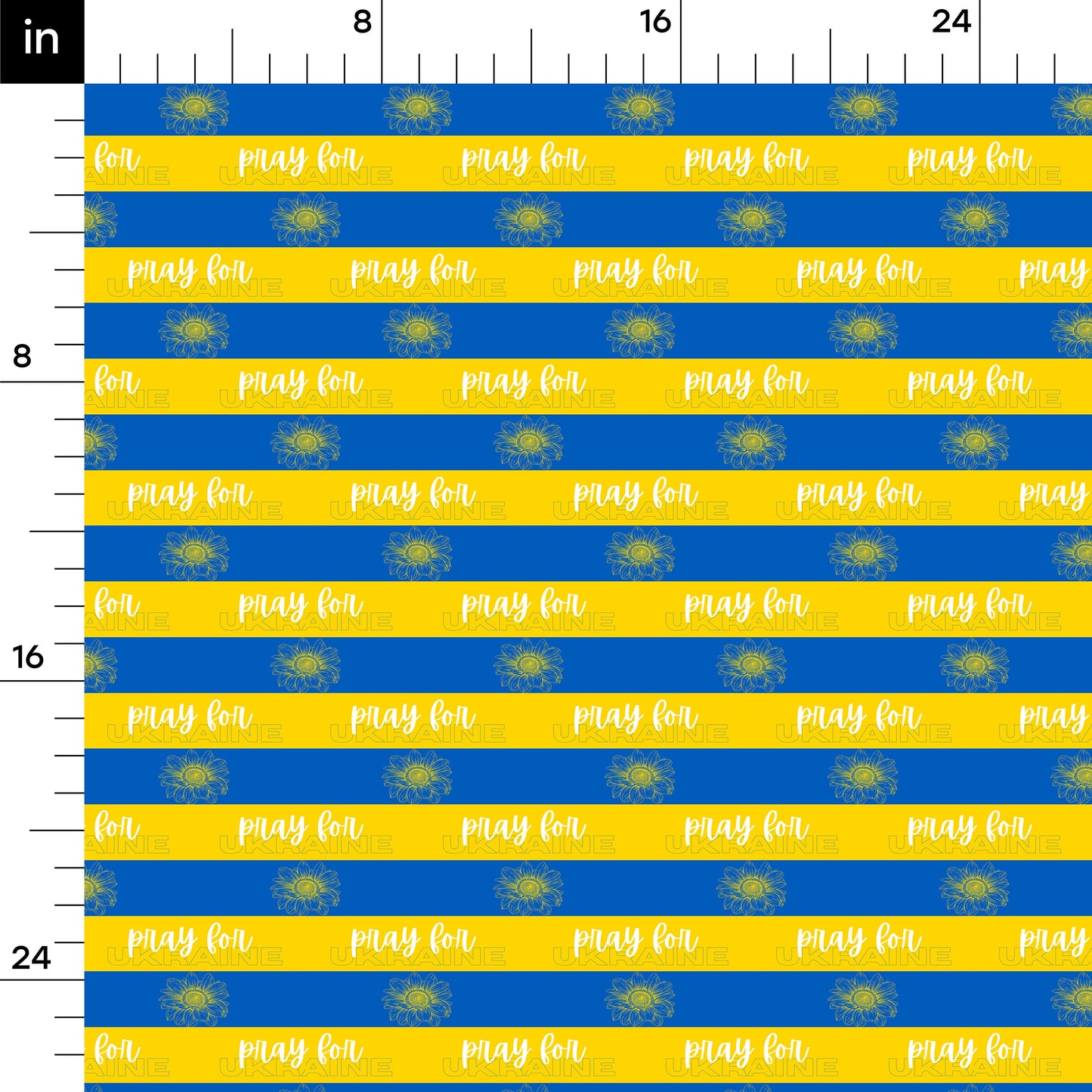 Pray For Ukraine Bullet Fabric AA241