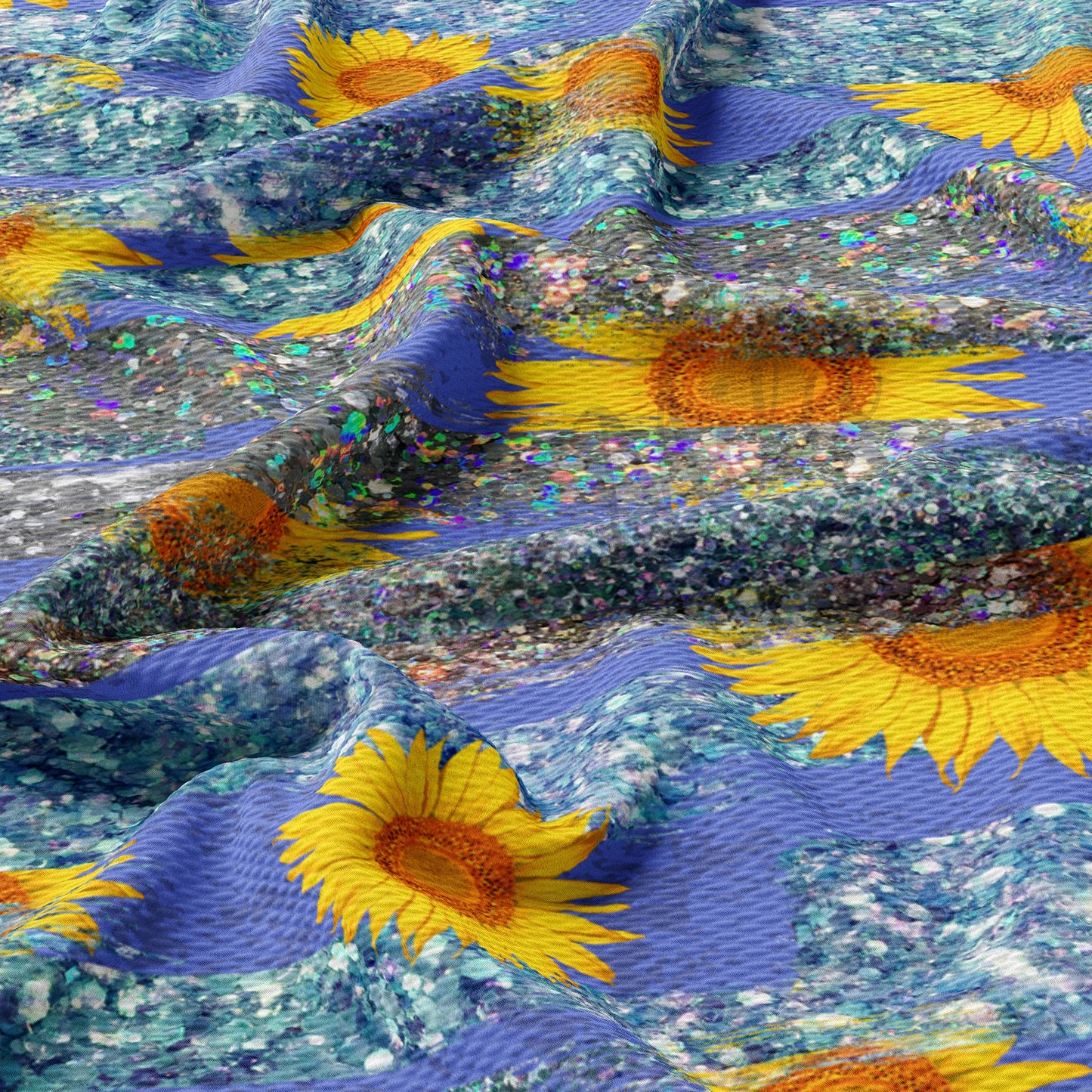 Sunflowers Ukraine Bullet Fabric AA245