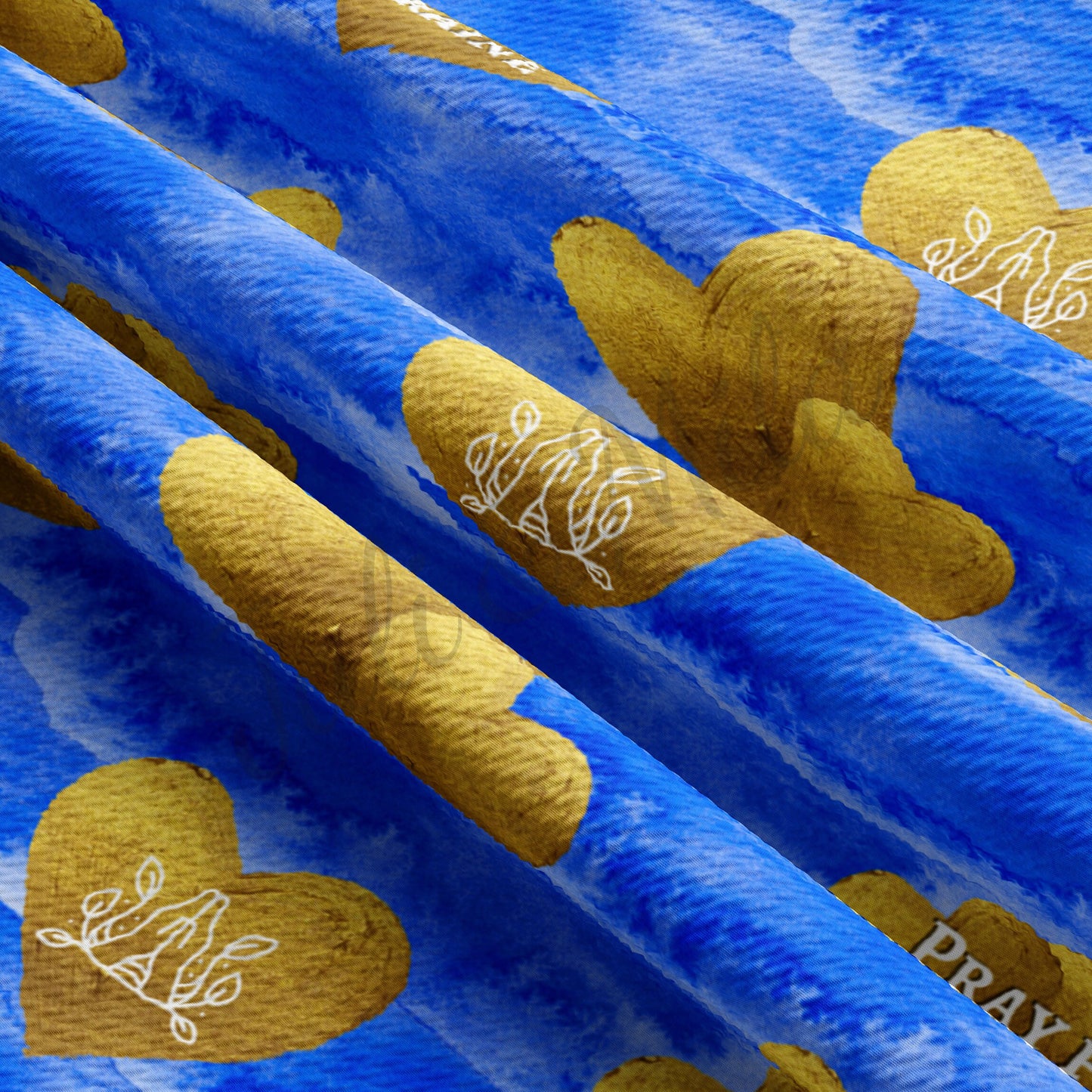 Pray For Ukraine Bullet Fabric AA242