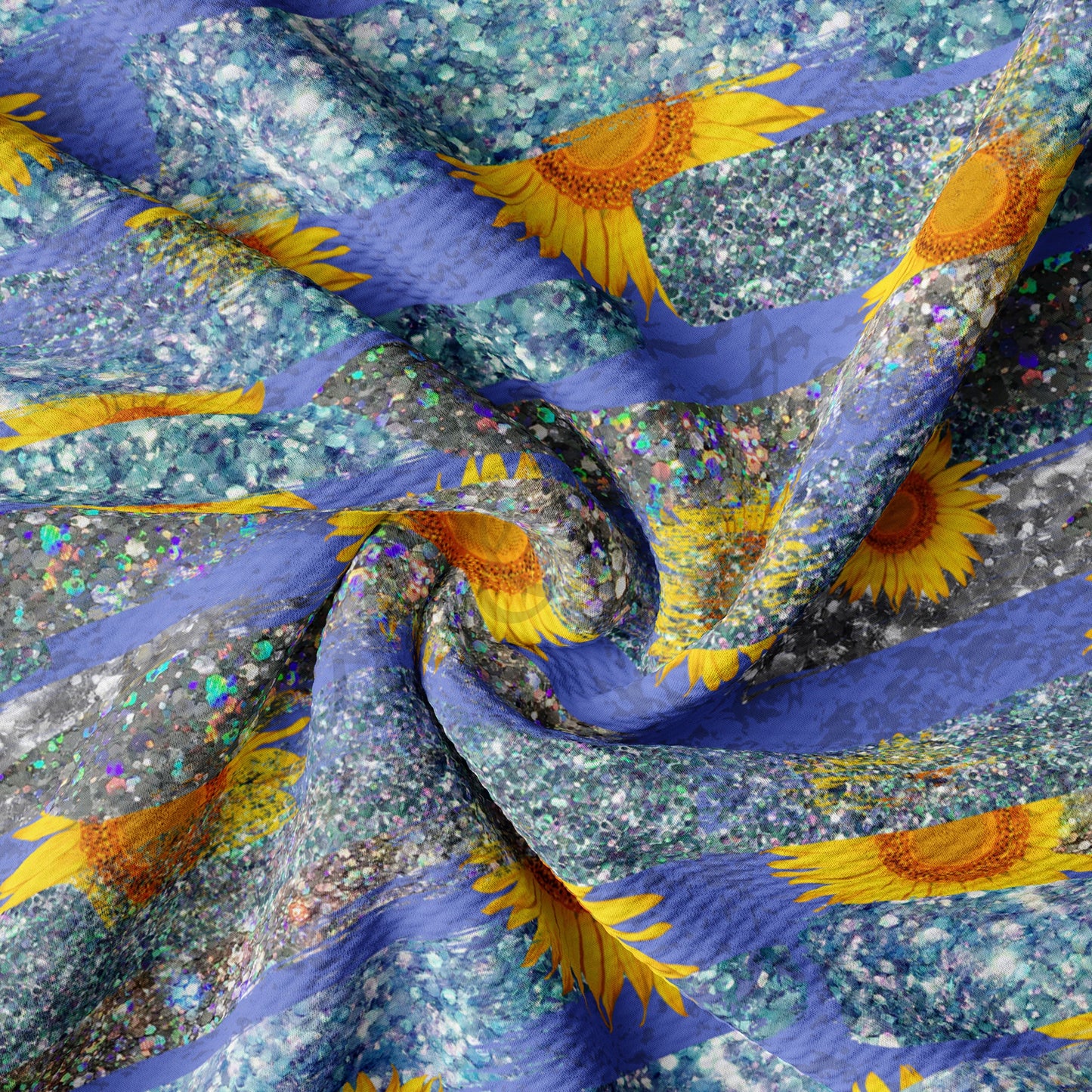 Sunflowers Ukraine Bullet Fabric AA245