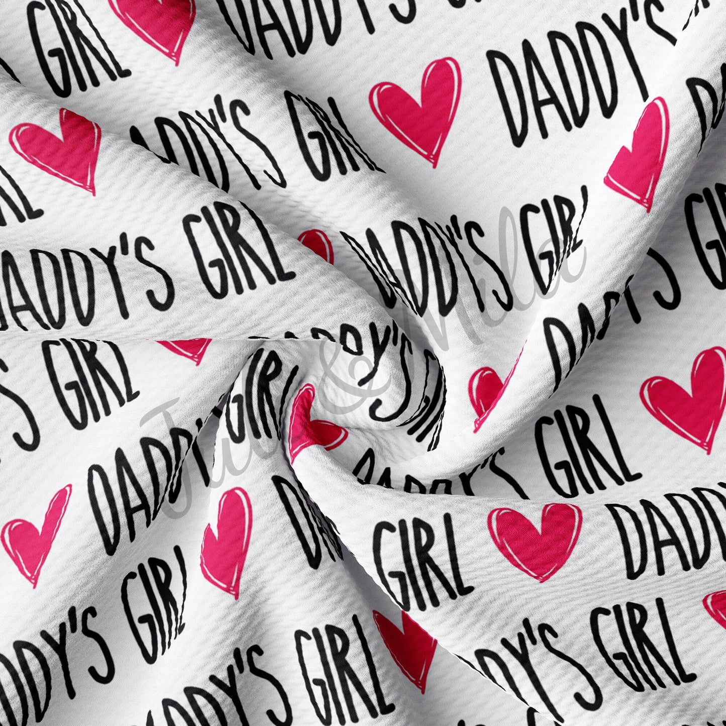 Daddys Girl Bullet Fabric AA291
