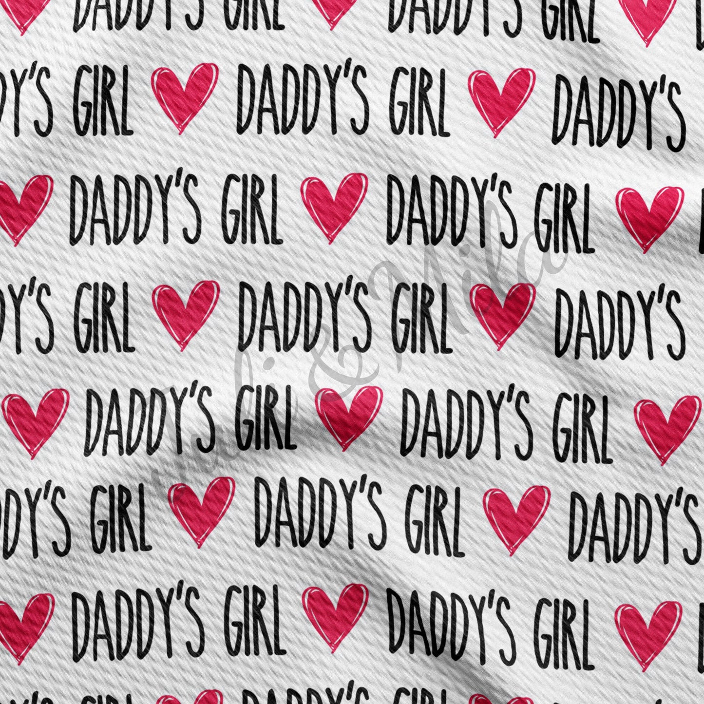 Daddys Girl Bullet Fabric AA291