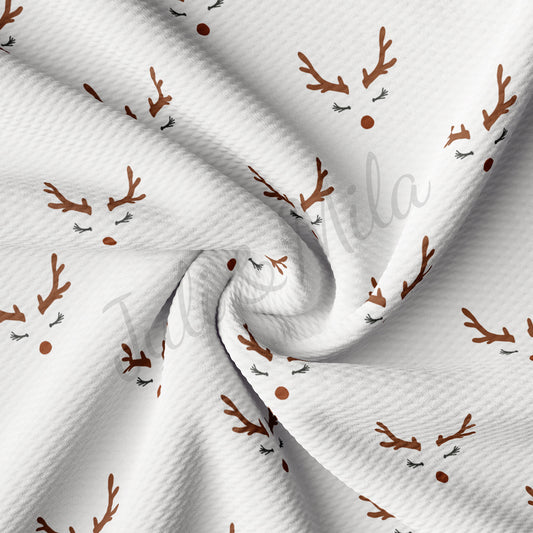Christmas Reindeer Nose Bullet Fabric AA380