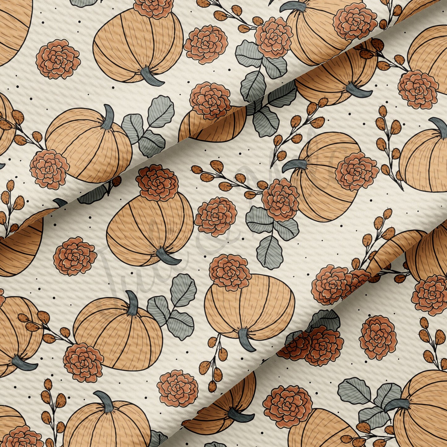Fall Pumpkin Bullet Fabric AA447