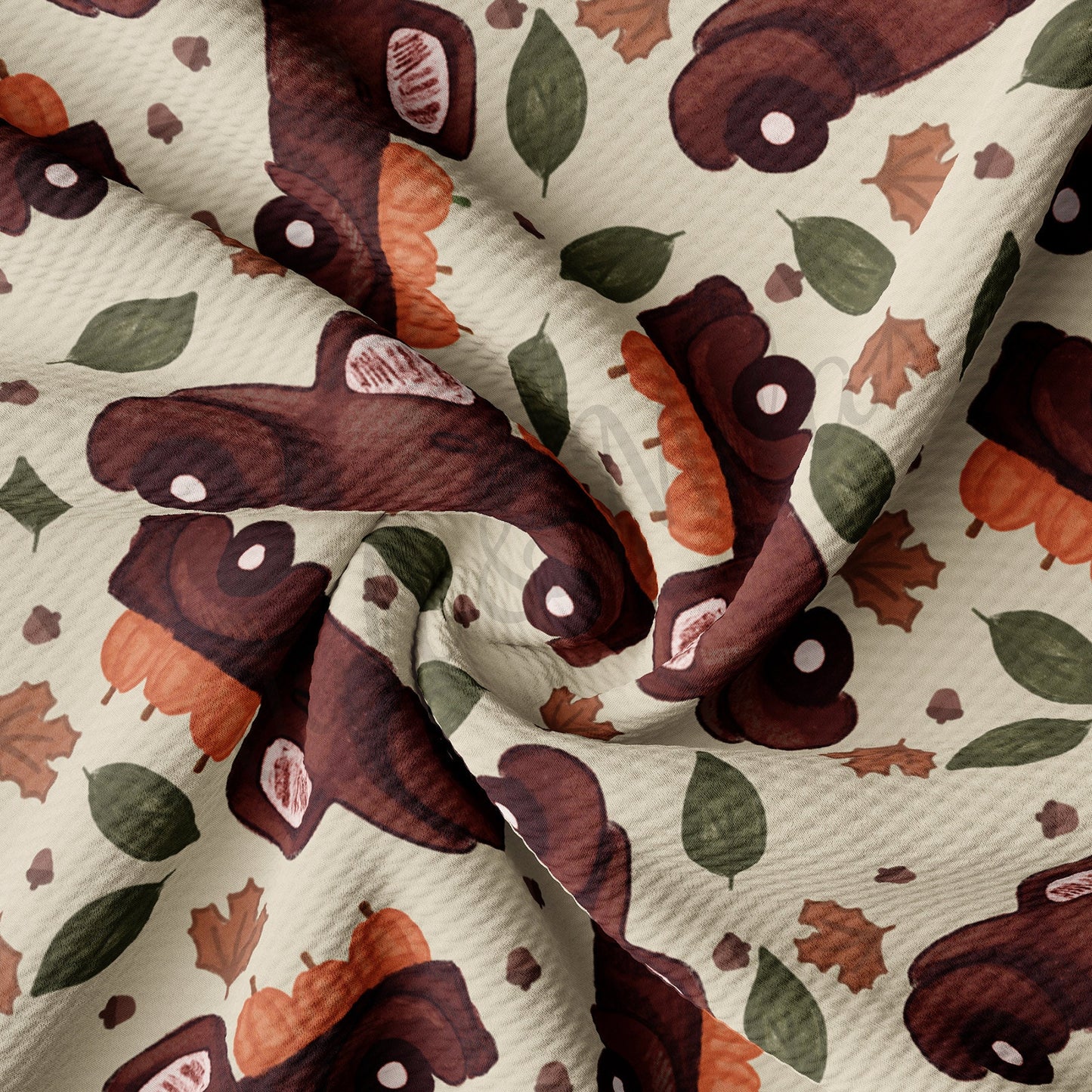 Fall Autumn Truck Pumpkin Bullet Fabric AA731