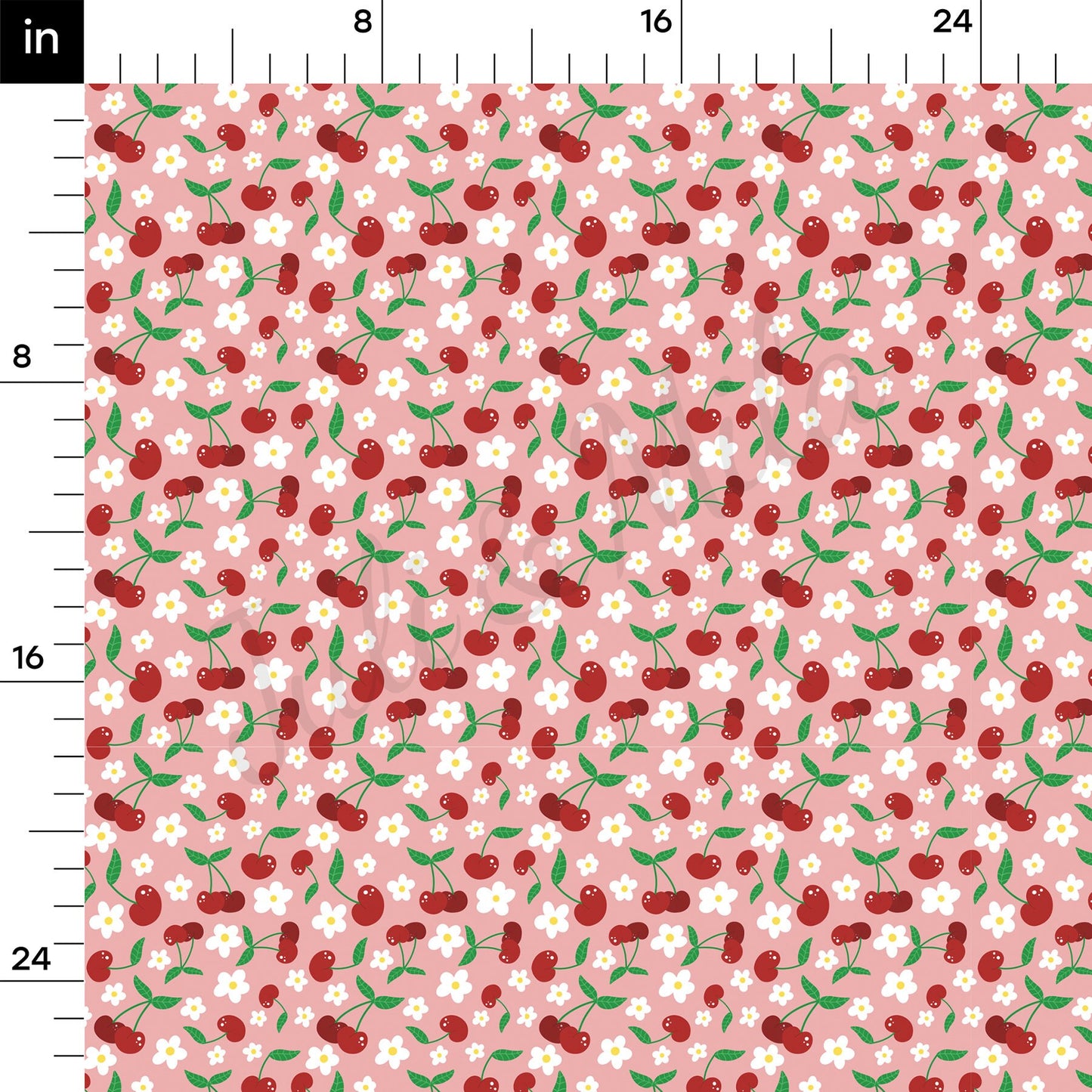 Cherry Summer Bullet Textured Fabric AA594