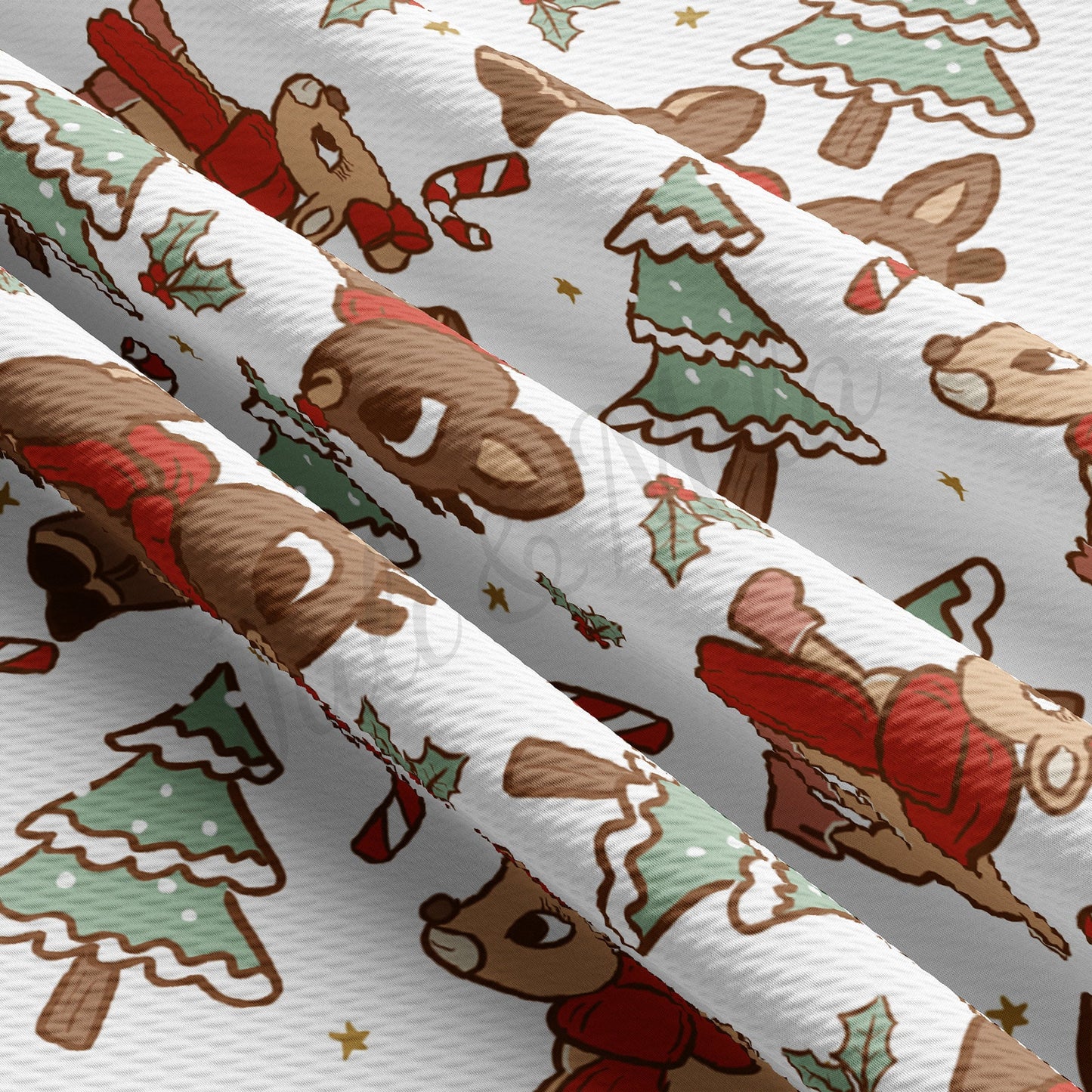 Christmas Bullet Textured Fabric AA938