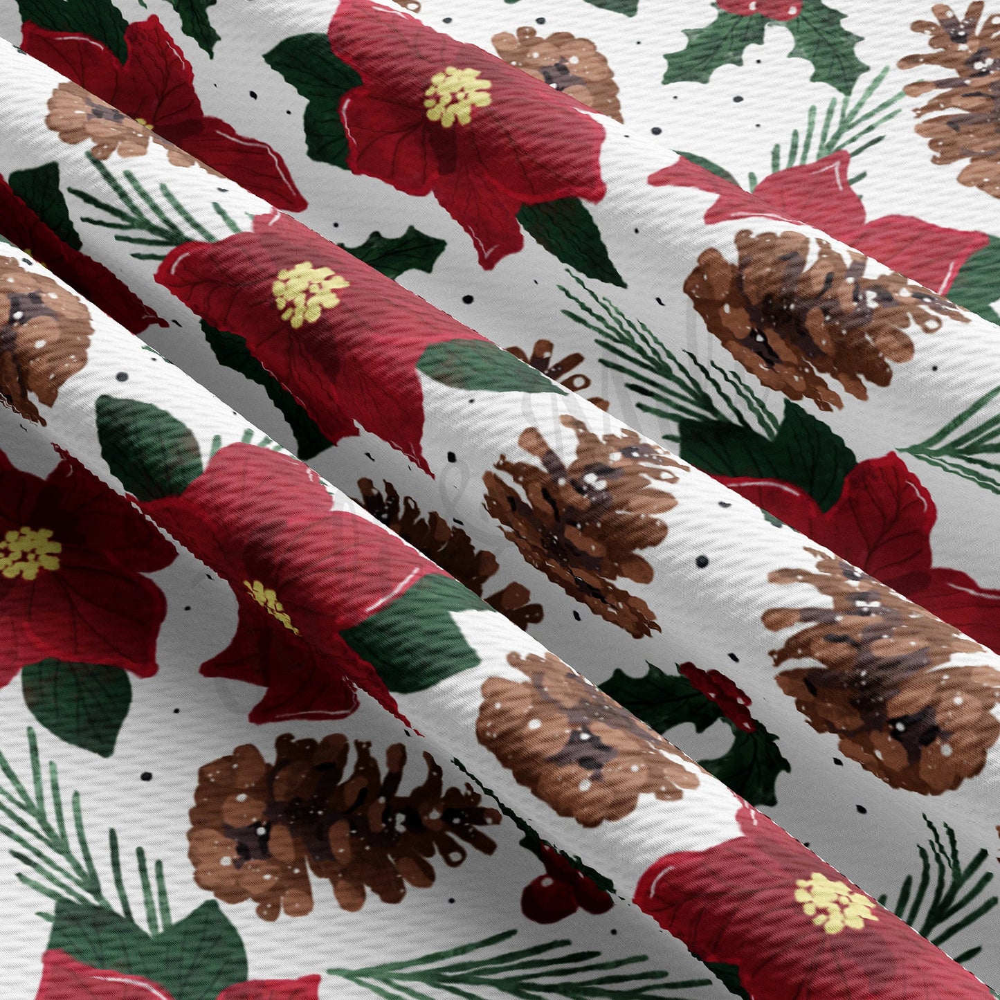 Christmas Bullet Textured Fabric AA939