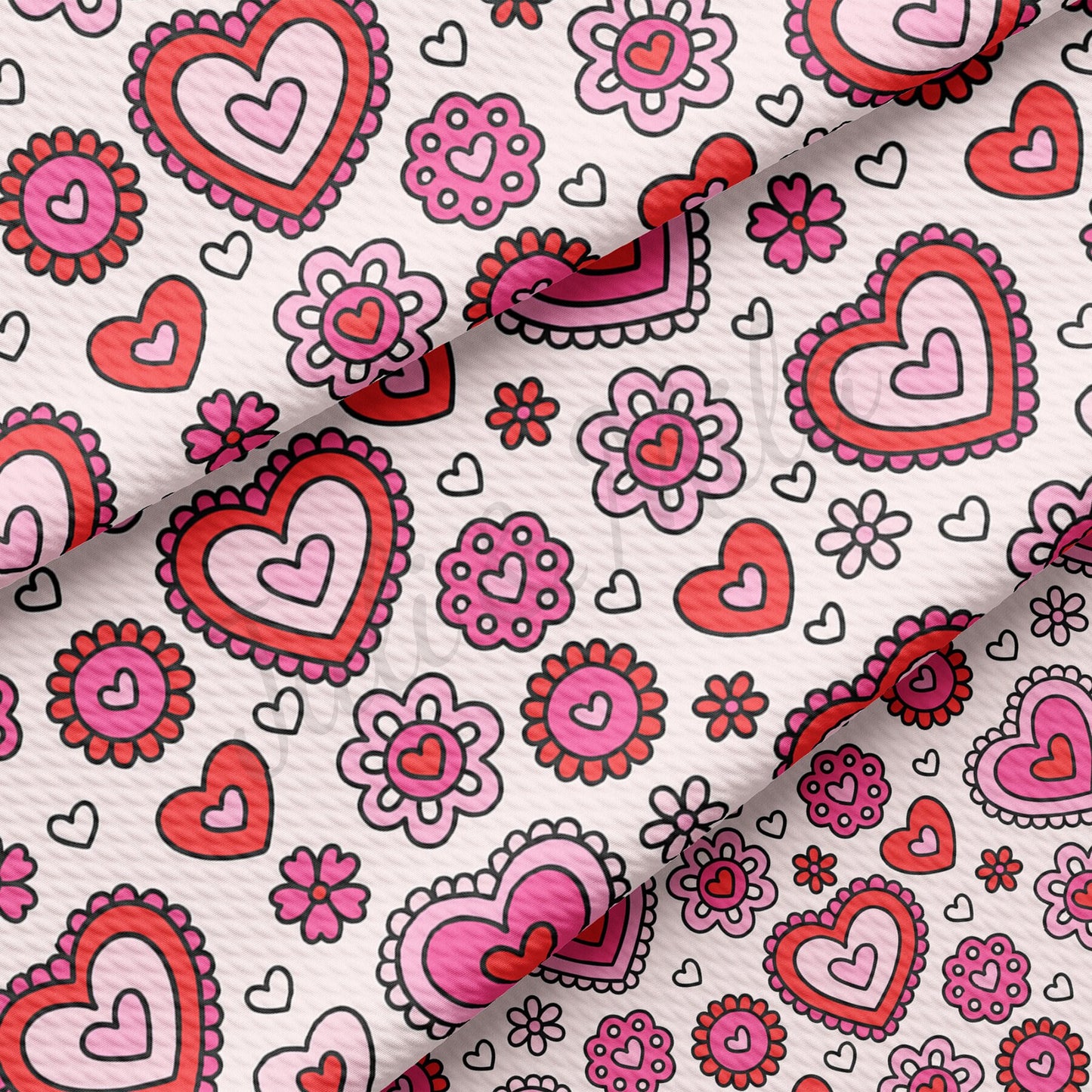 Valentines Day Bullet Textured Fabric AA951