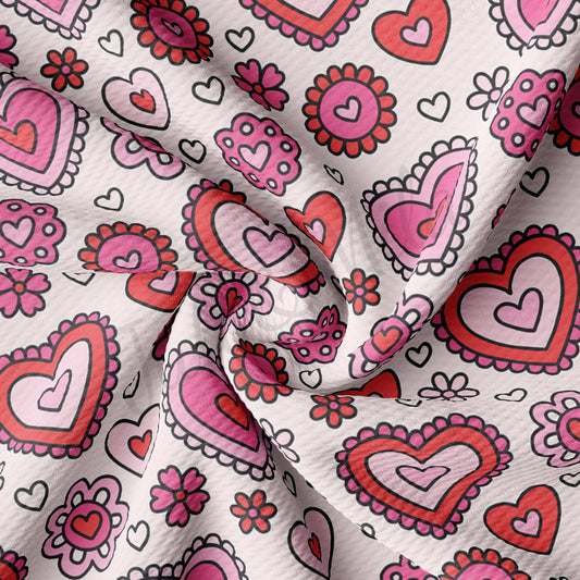 Valentines Day Bullet Textured Fabric AA951