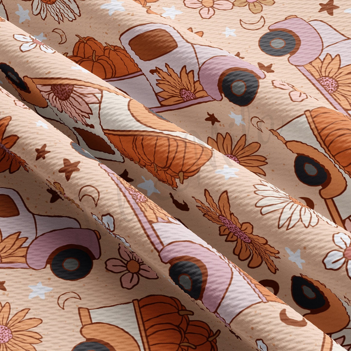 Farm Pumpkin Trucks Bullet Printed AA955
