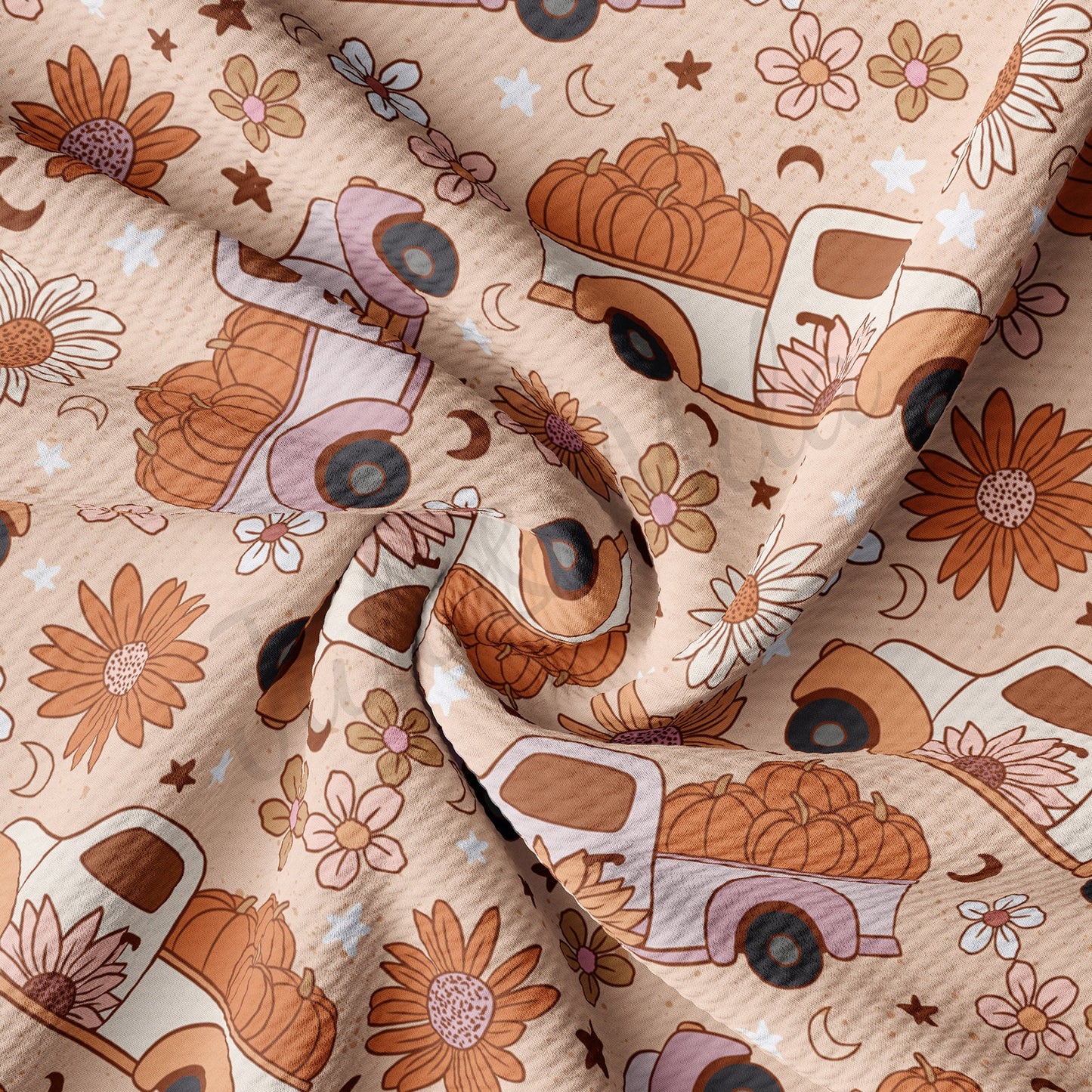 Farm Pumpkin Trucks Bullet Printed AA955