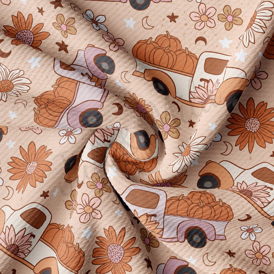 Farm Pumpkin Trucks Bullet Printed AA955