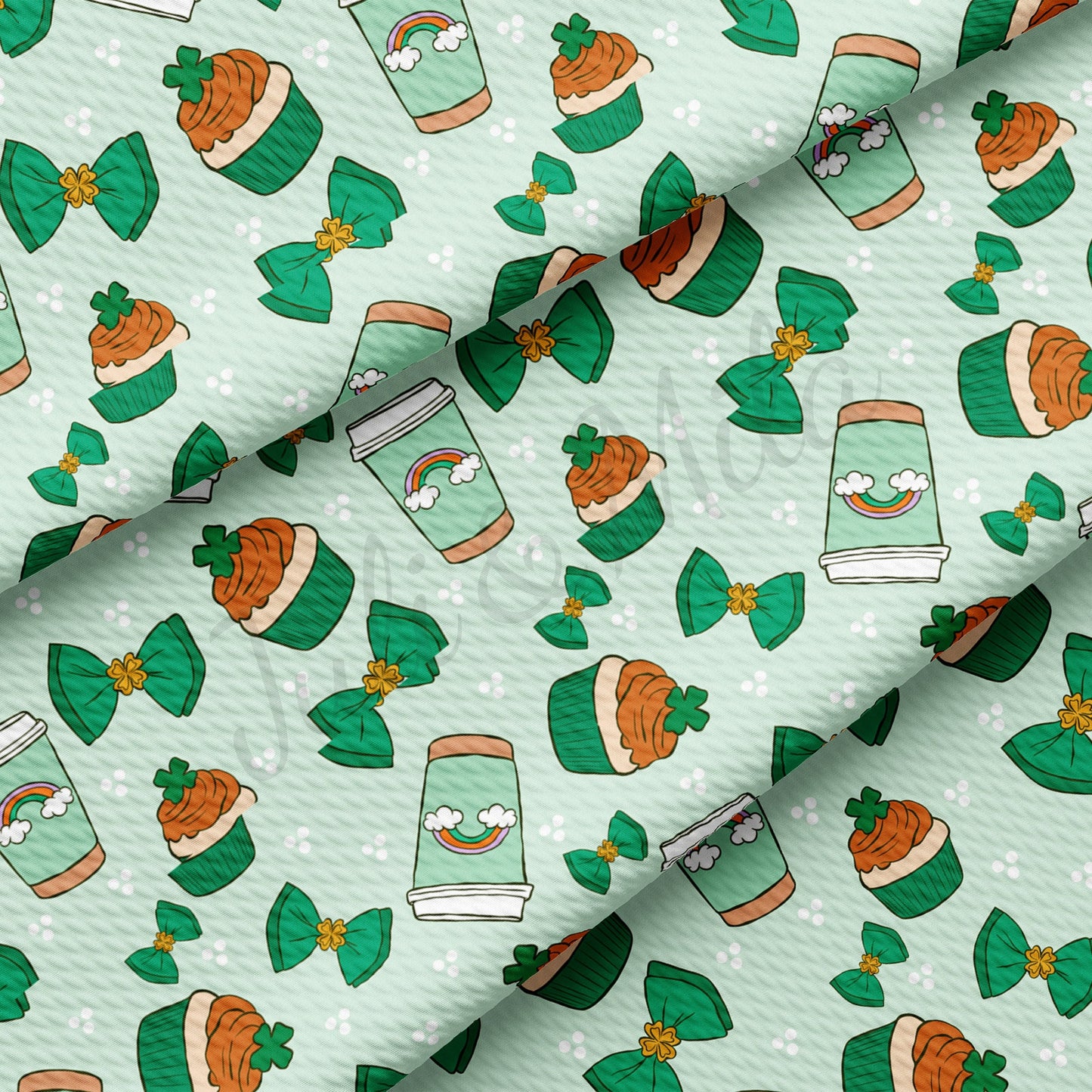 St Patricks Bullet Textured Fabric AA996